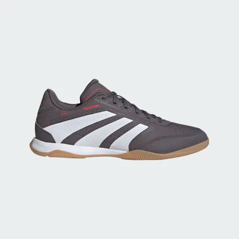 Adidas Predator League IN Indoor Soccer Shoe - Street Grey/White/Lucid Red