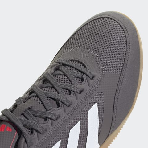 Adidas Predator League IN Indoor Soccer Shoe - Street Grey/White/Lucid Red