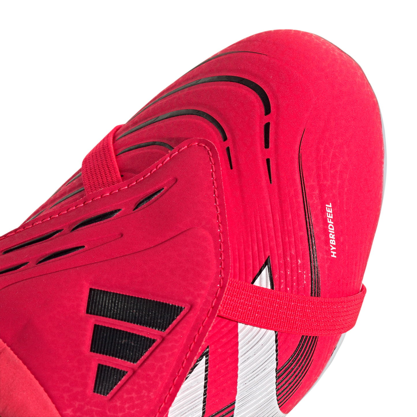 Adidas Junior Predator League FT Fold Tongue FG Firm Ground Soccer Cleat -Lucid Red/Cloud White /Core Black