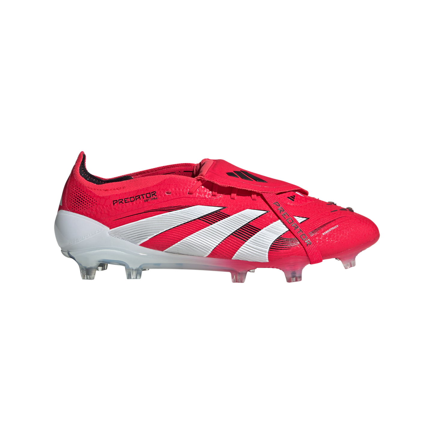 Adidas Predator Elite FT Fold Tongue FG Firm Ground Soccer Cleat - Lucid Red/Cloud White/Core Black