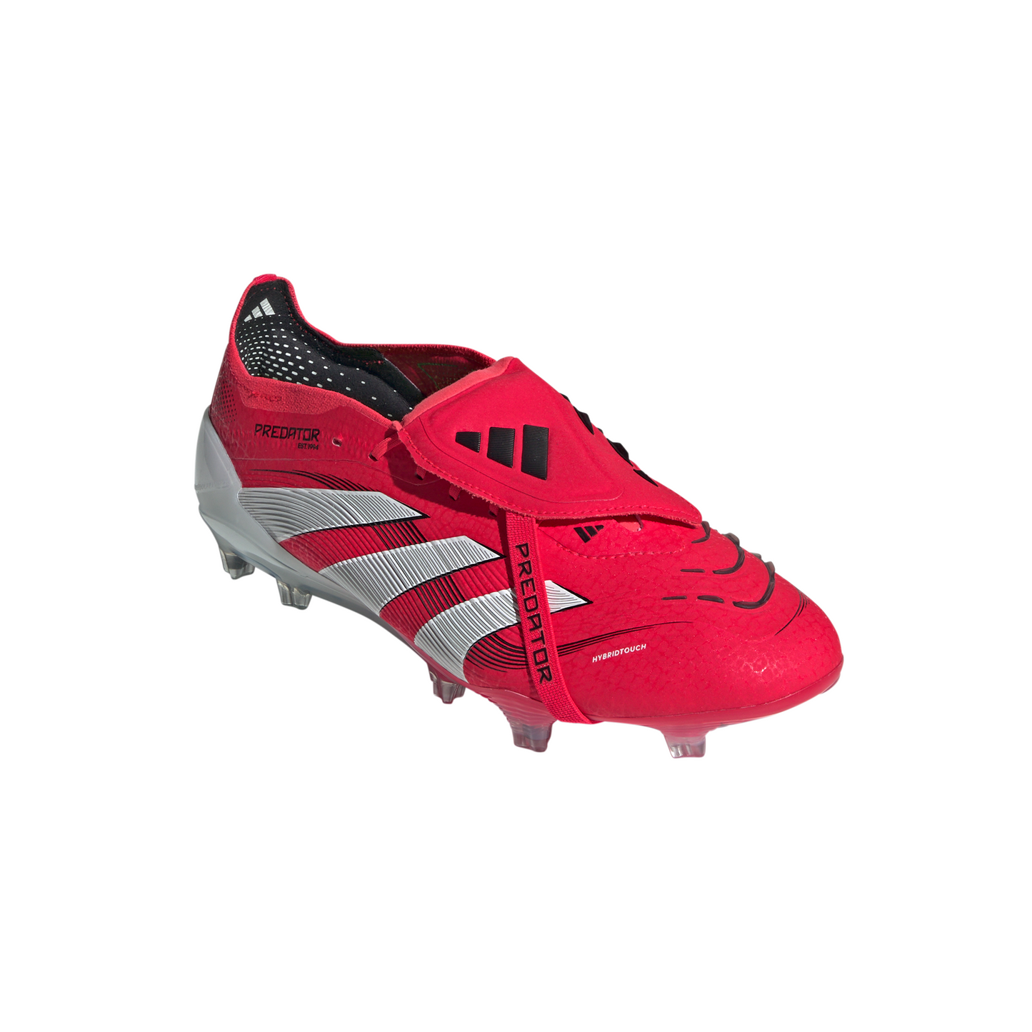 Adidas Predator Elite FT Fold Tongue FG Firm Ground Soccer Cleat - Lucid Red/Cloud White/Core Black