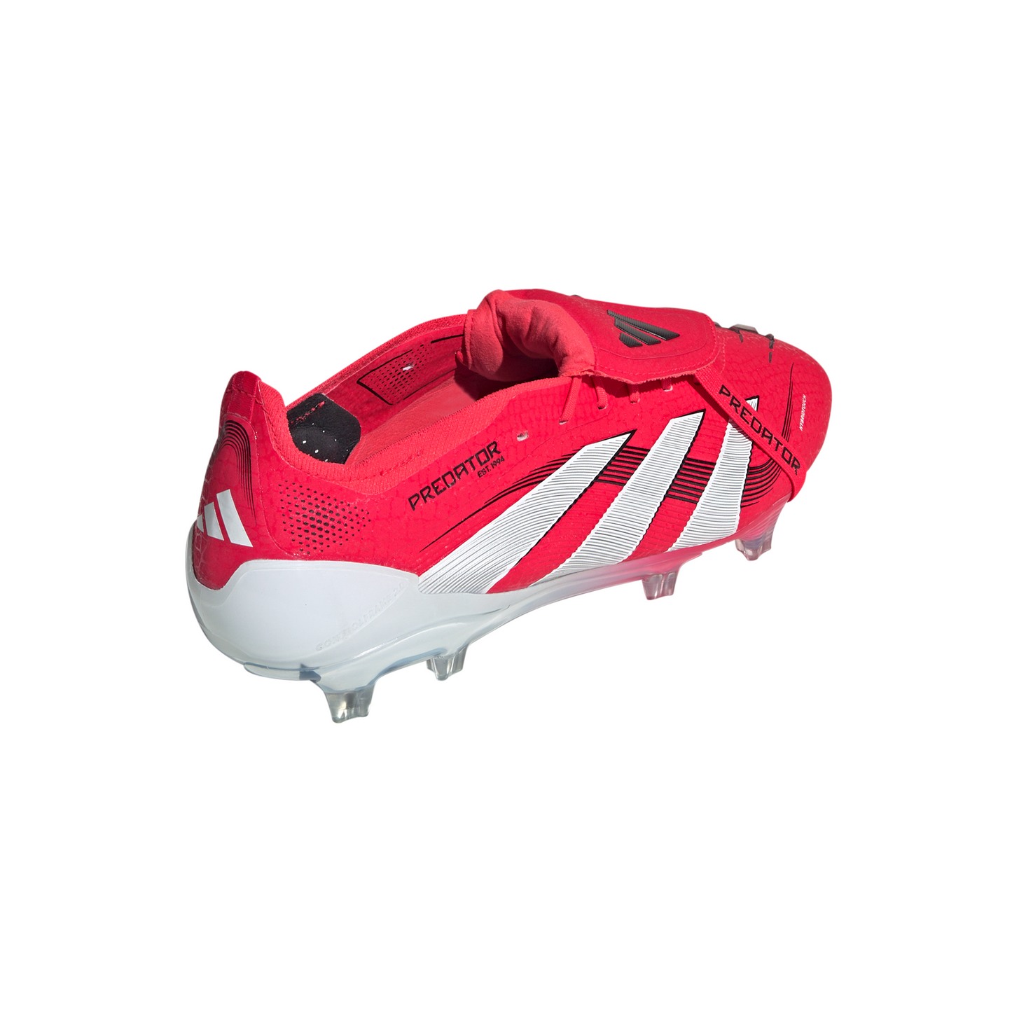 Adidas Predator Elite FT Fold Tongue FG Firm Ground Soccer Cleat - Lucid Red/Cloud White/Core Black