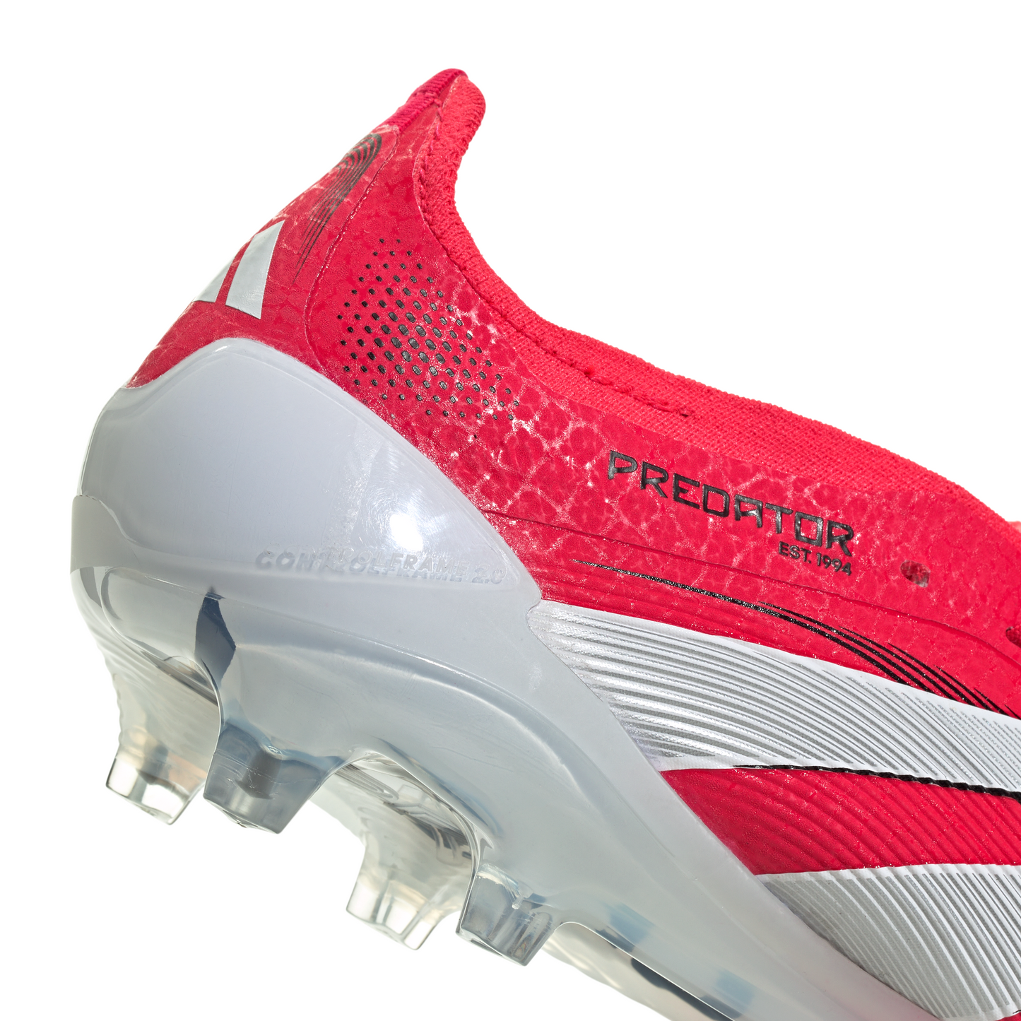 Adidas Predator Elite FT Fold Tongue FG Firm Ground Soccer Cleat - Lucid Red/Cloud White/Core Black