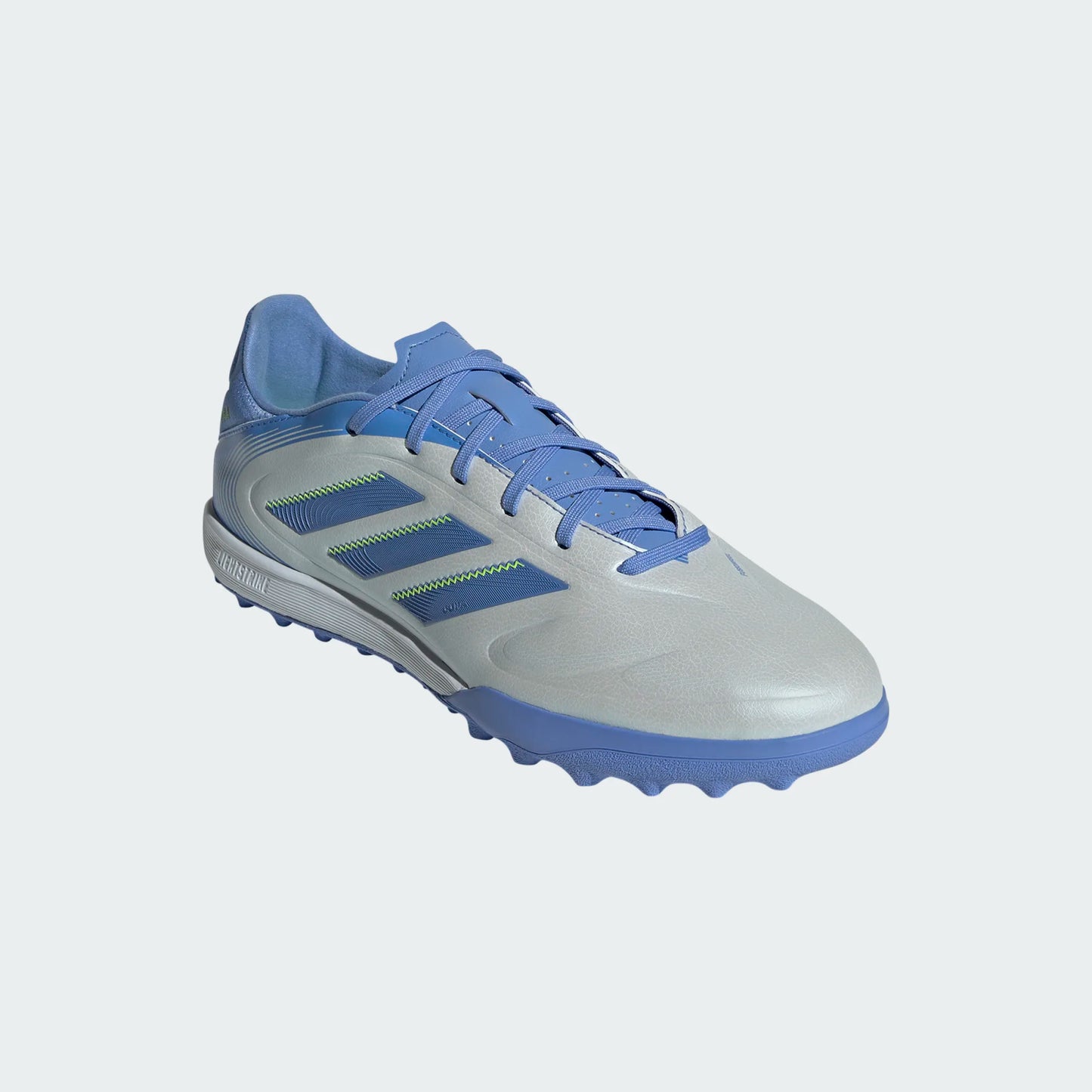 Adidas Copa Pure 3 League TF Turf Soccer Cleat - Halo Blue/Blue Fusion/Lucid Lemon