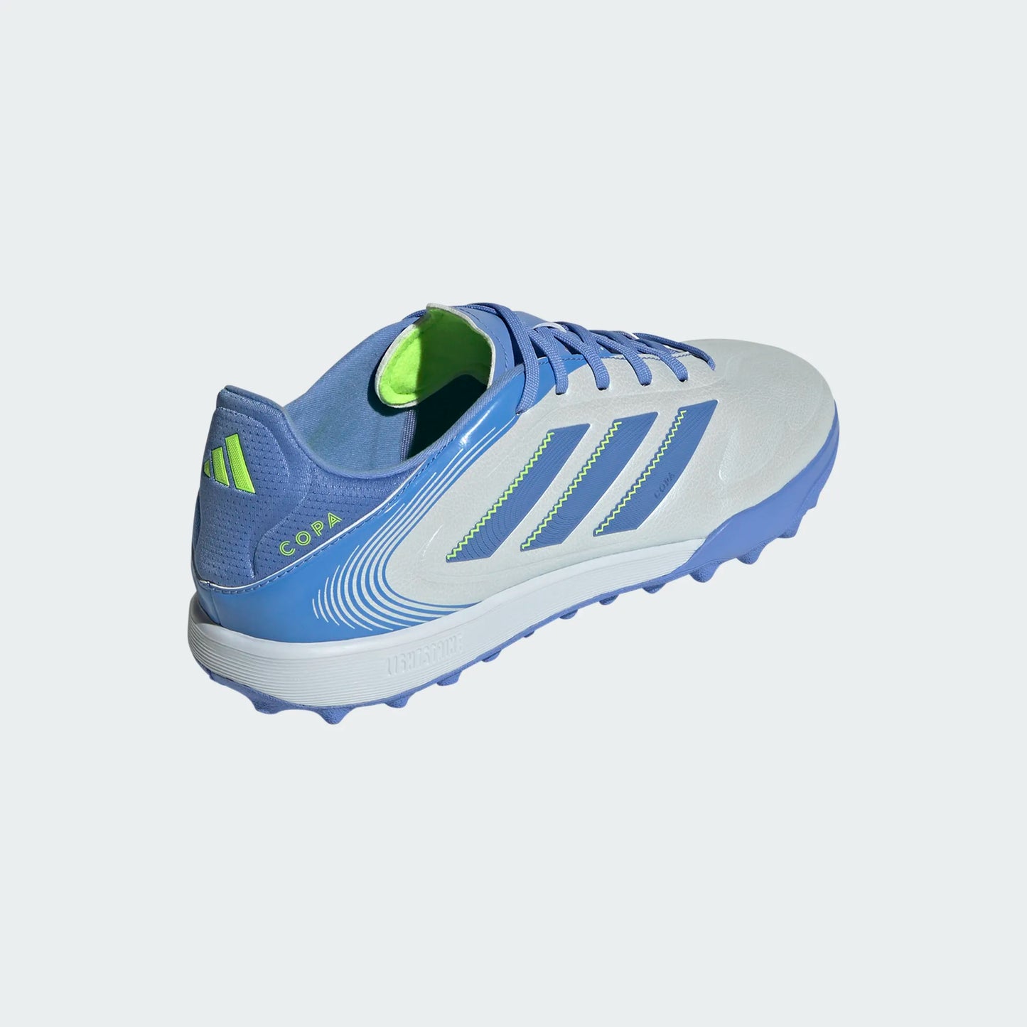 Adidas Copa Pure 3 League TF Turf Soccer Cleat - Halo Blue/Blue Fusion/Lucid Lemon