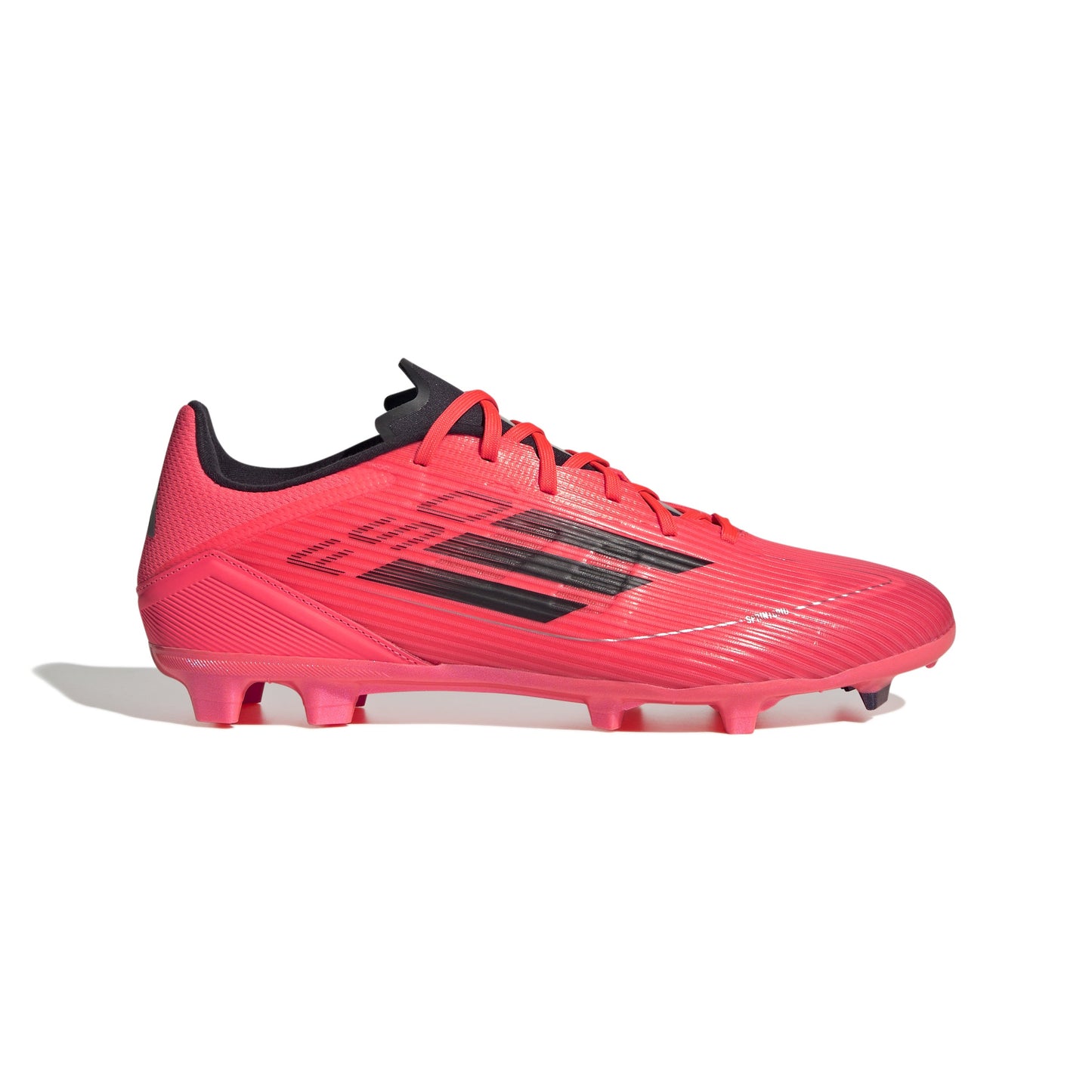 Adidas F50 League FG Firm Ground Soccer Cleat - Turbo/Aurora Black/Platinum Metallic