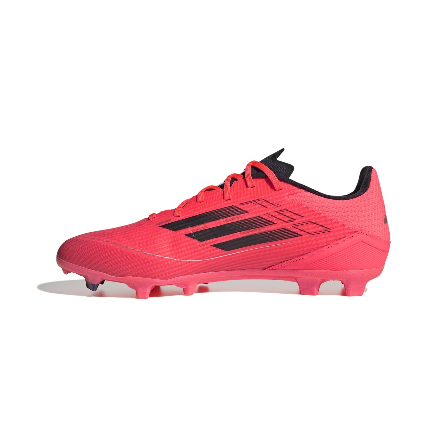 Adidas F50 League FG Firm Ground Soccer Cleat - Turbo/Aurora Black/Platinum Metallic