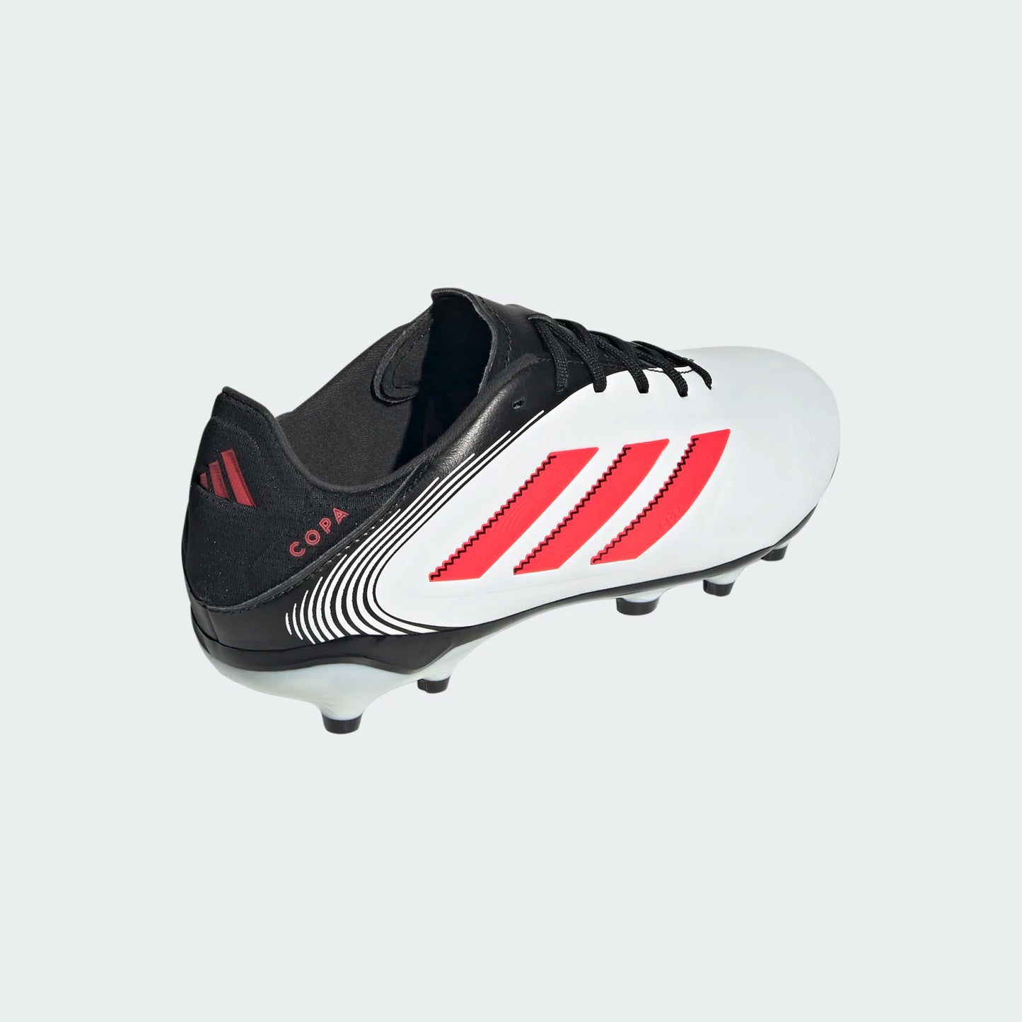 Adidas Junior Copa Pure 3 League FG Firm Ground Soccer Cleat - Cloud White/Lucid Red/Core Black