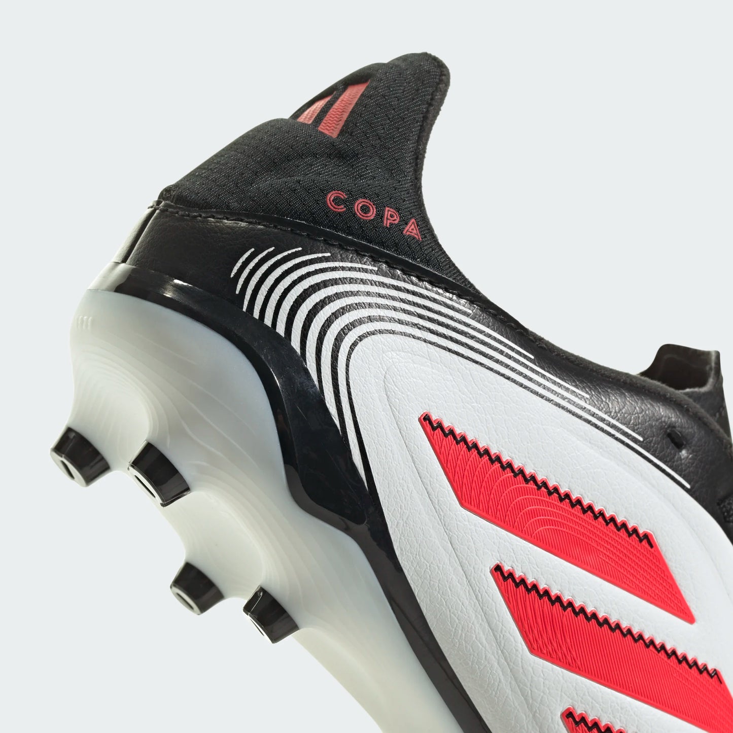 Adidas Junior Copa Pure 3 League FG Firm Ground Soccer Cleat - Cloud White/Lucid Red/Core Black