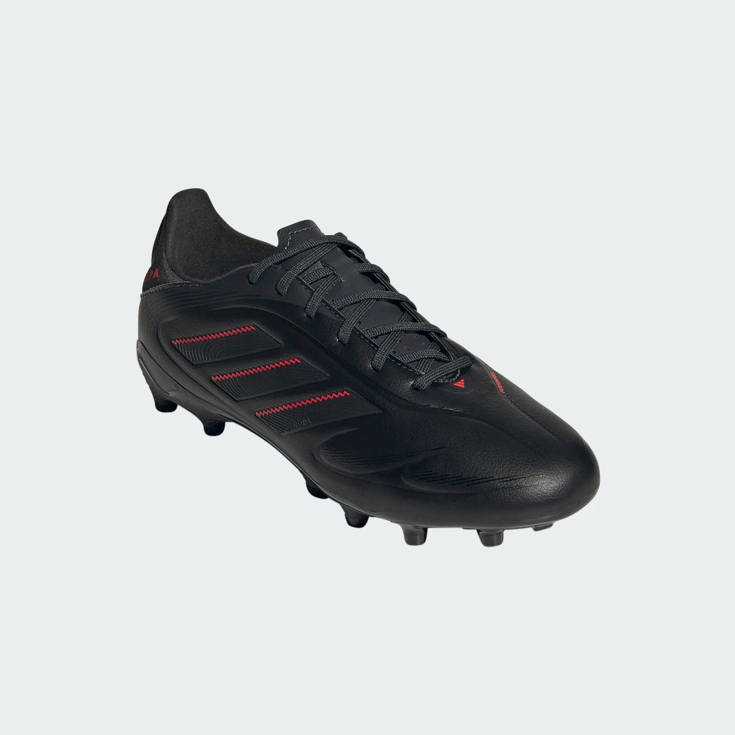 Adidas Junior Copa Pure 3 League FG Firm Ground Soccer Cleat - Core Black/Carbon Grey/Lucid Red