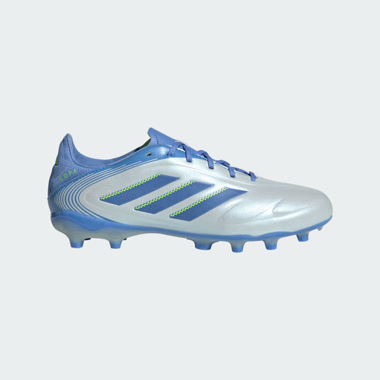 Adidas Junior Copa Pure 3 League FG Firm Ground Soccer Cleat - Halo Blue/Blue Fusion/Lucid Lemon