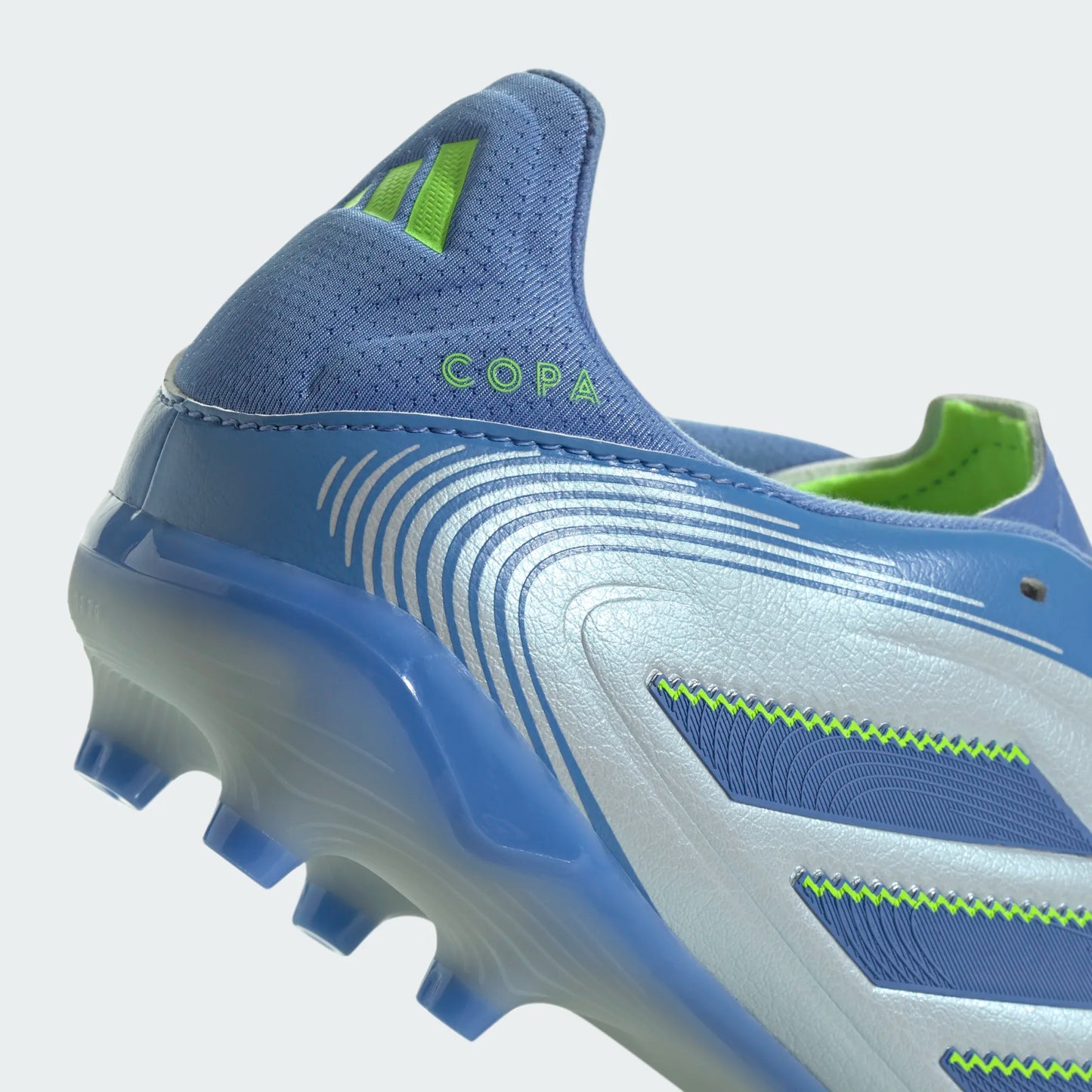 Adidas Junior Copa Pure 3 League FG Firm Ground Soccer Cleat - Halo Blue/Blue Fusion/Lucid Lemon