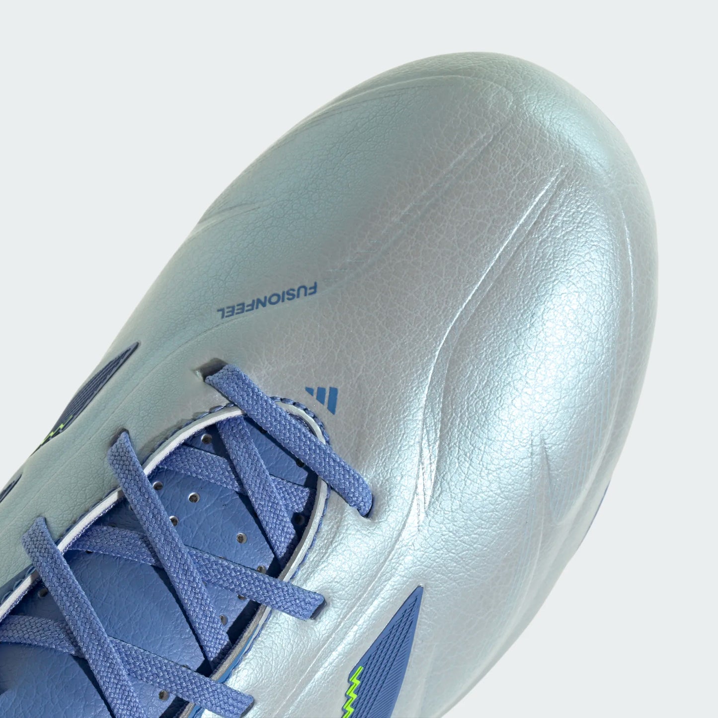 Adidas Junior Copa Pure 3 League FG Firm Ground Soccer Cleat - Halo Blue/Blue Fusion/Lucid Lemon