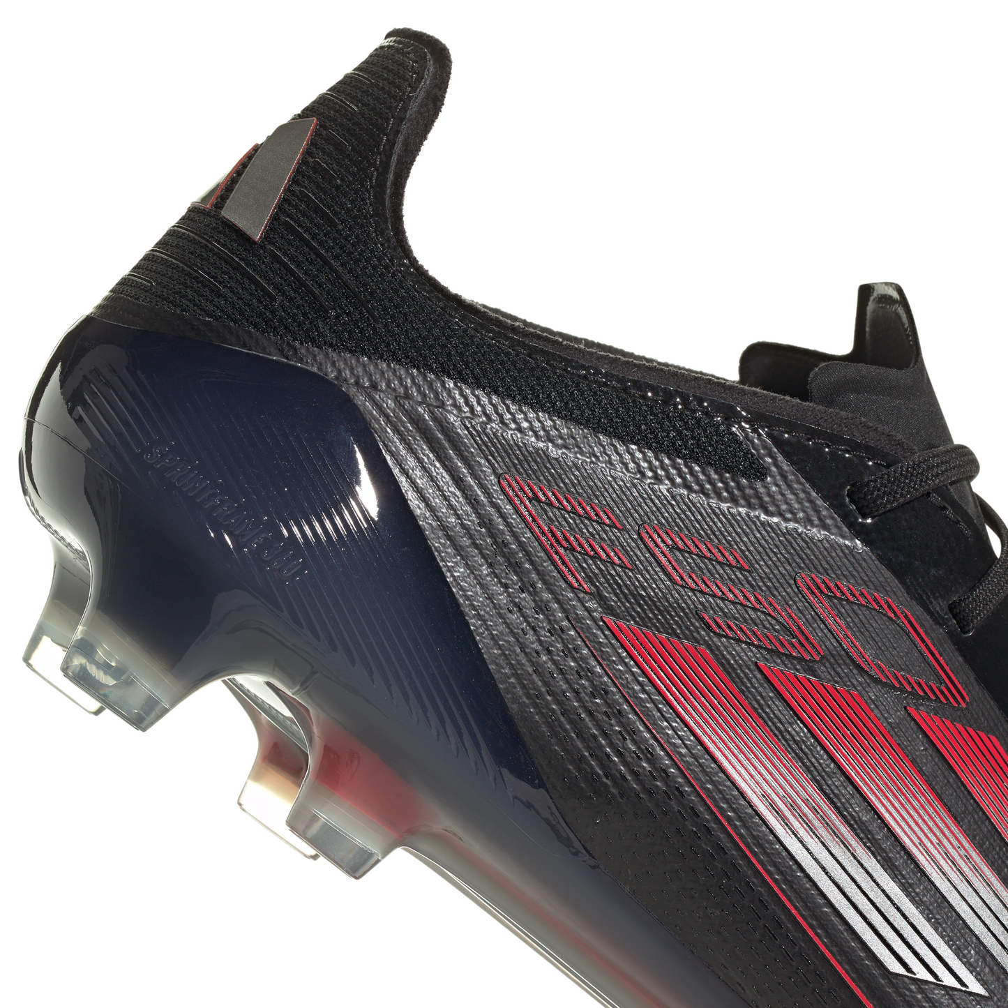 Adidas F50 Elite FG Firm Ground Soccer Cleat - Core Black/Iron Metallic/Lucid Red