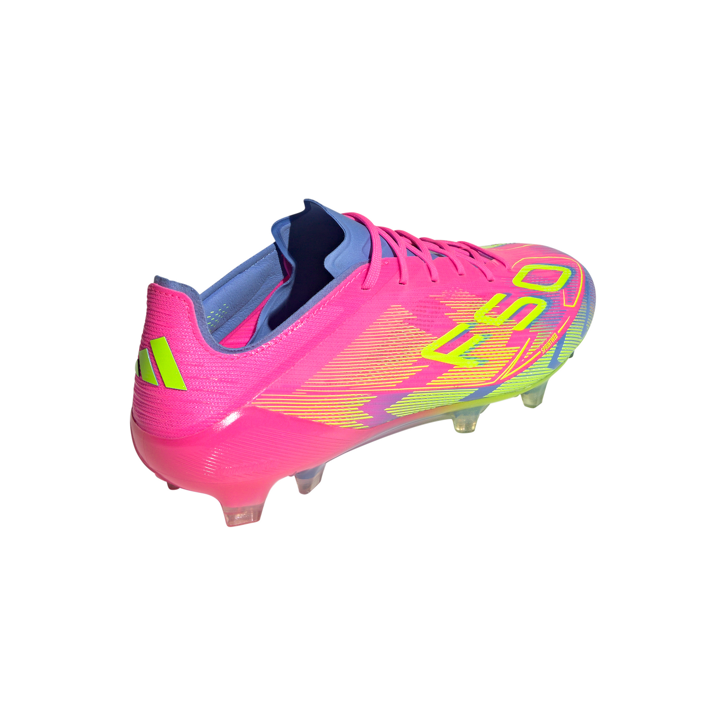 Adidas F50 Elite FG Firm Ground Soccer Cleat - Lucid Pink/Lucid Lemon/Blue Fusion