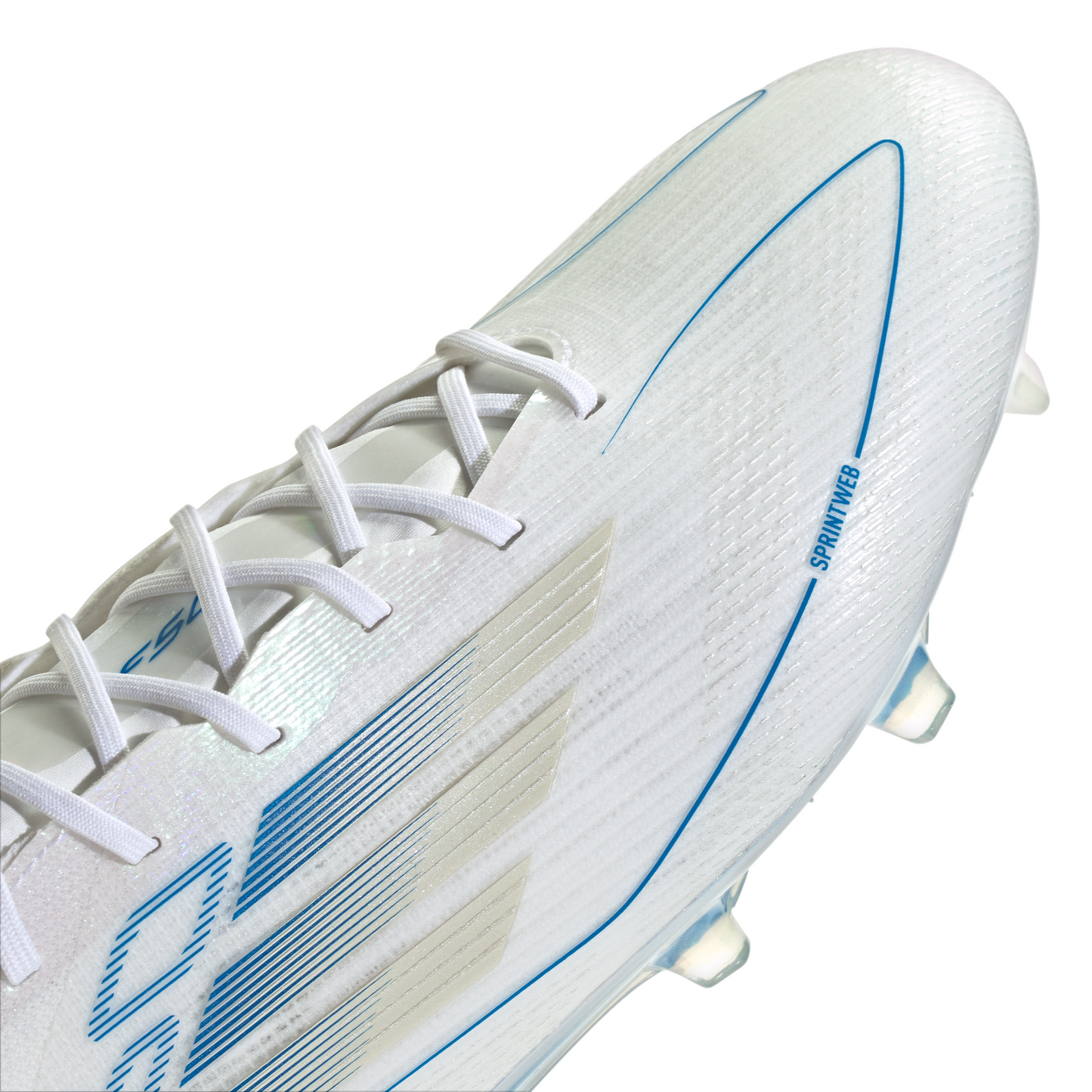 Adidas F50 Elite FG Firm Ground Soccer Cleat - Cloud White/Pearl Metallic/Cloud White