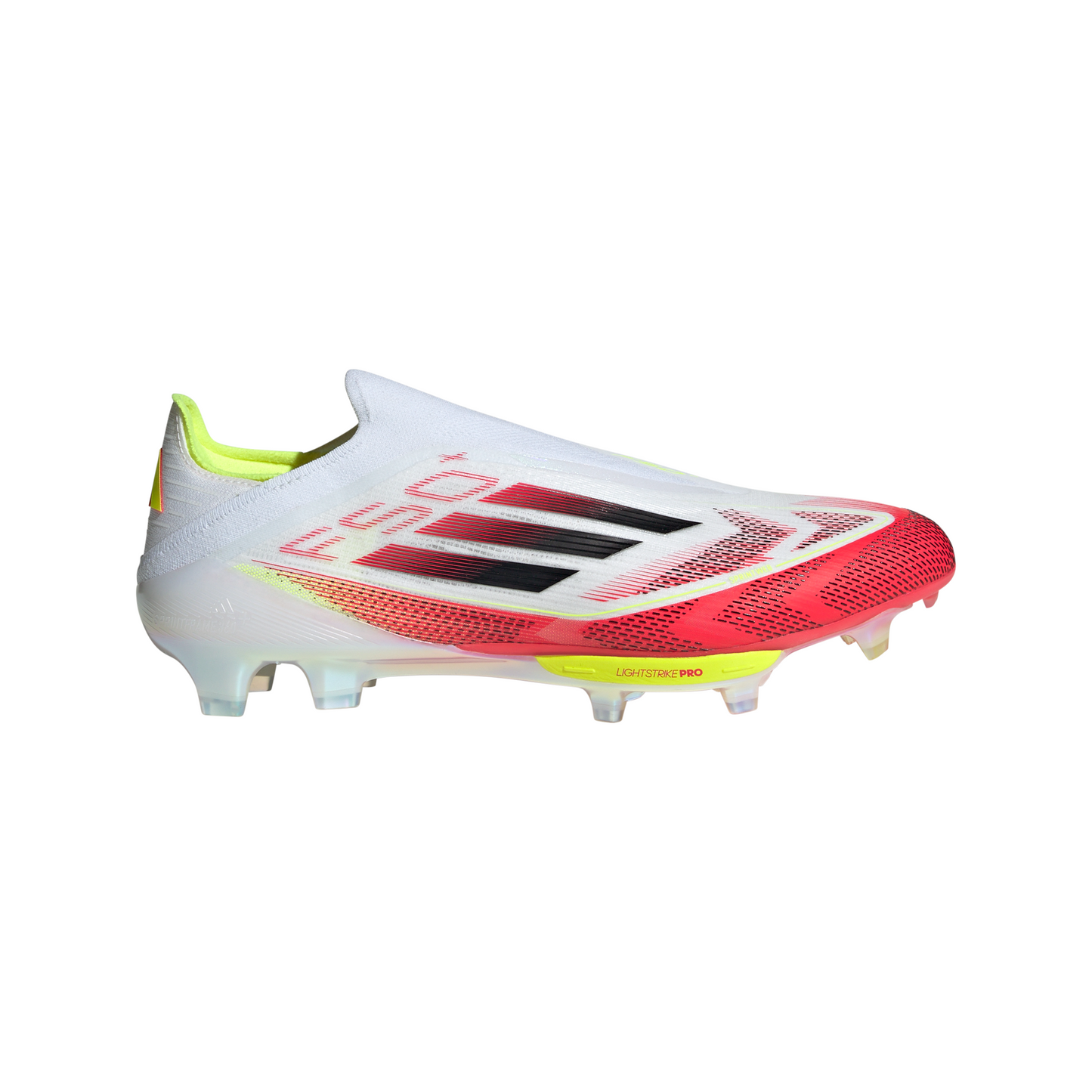 Adidas F50+ FG Firm Ground Soccer Cleat - Cloud White/Core Black/Solar Yellow