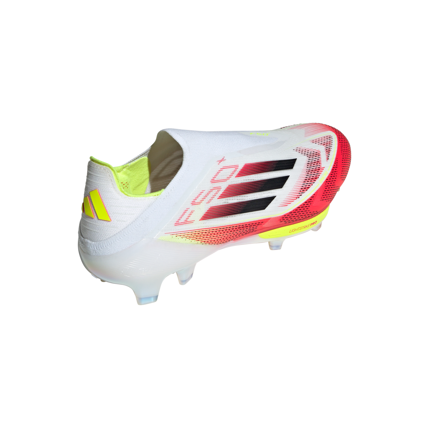 Adidas F50+ FG Firm Ground Soccer Cleat - Cloud White/Core Black/Solar Yellow