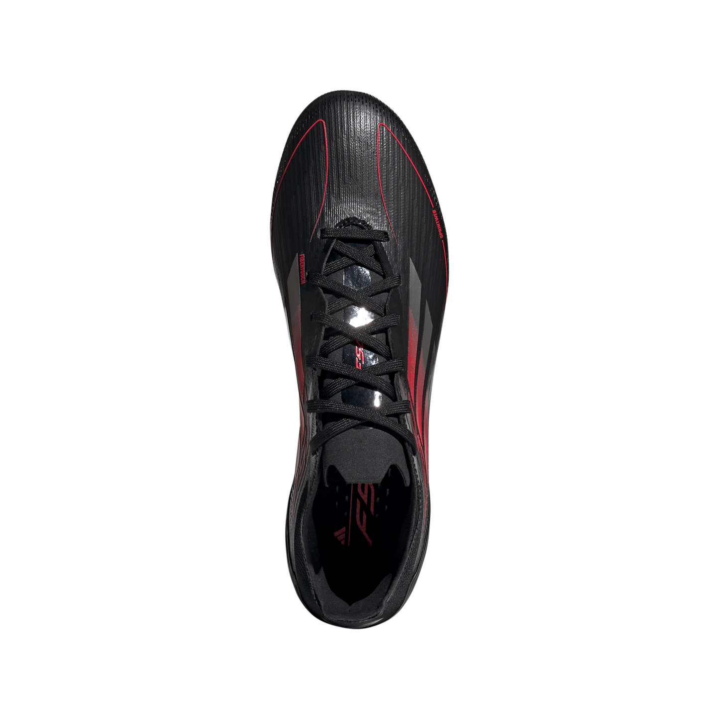 Adidas F50 Pro FG Firm Ground Soccer Cleat - Core Black/Iron Metallic/Lucid Red