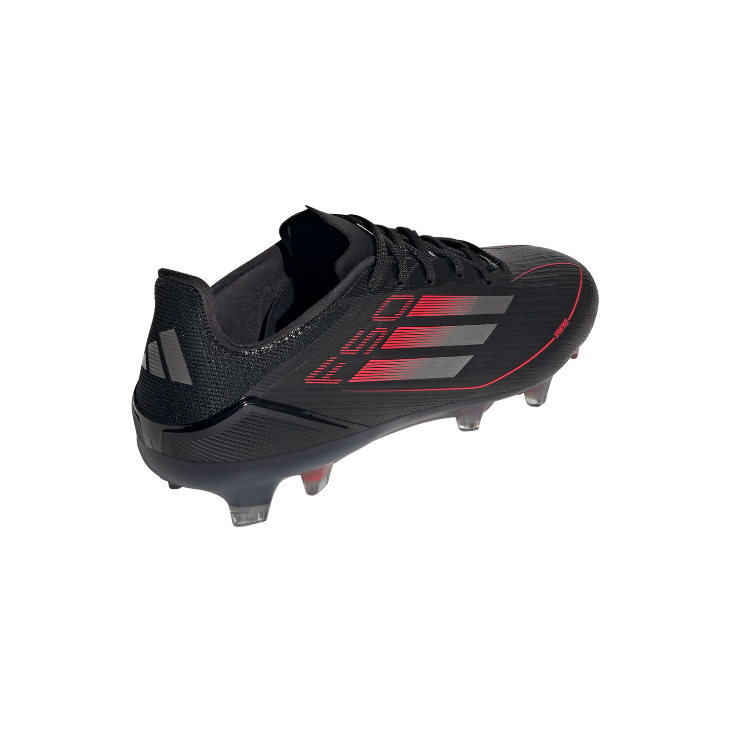 Adidas F50 Pro FG Firm Ground Soccer Cleat - Core Black/Iron Metallic/Lucid Red