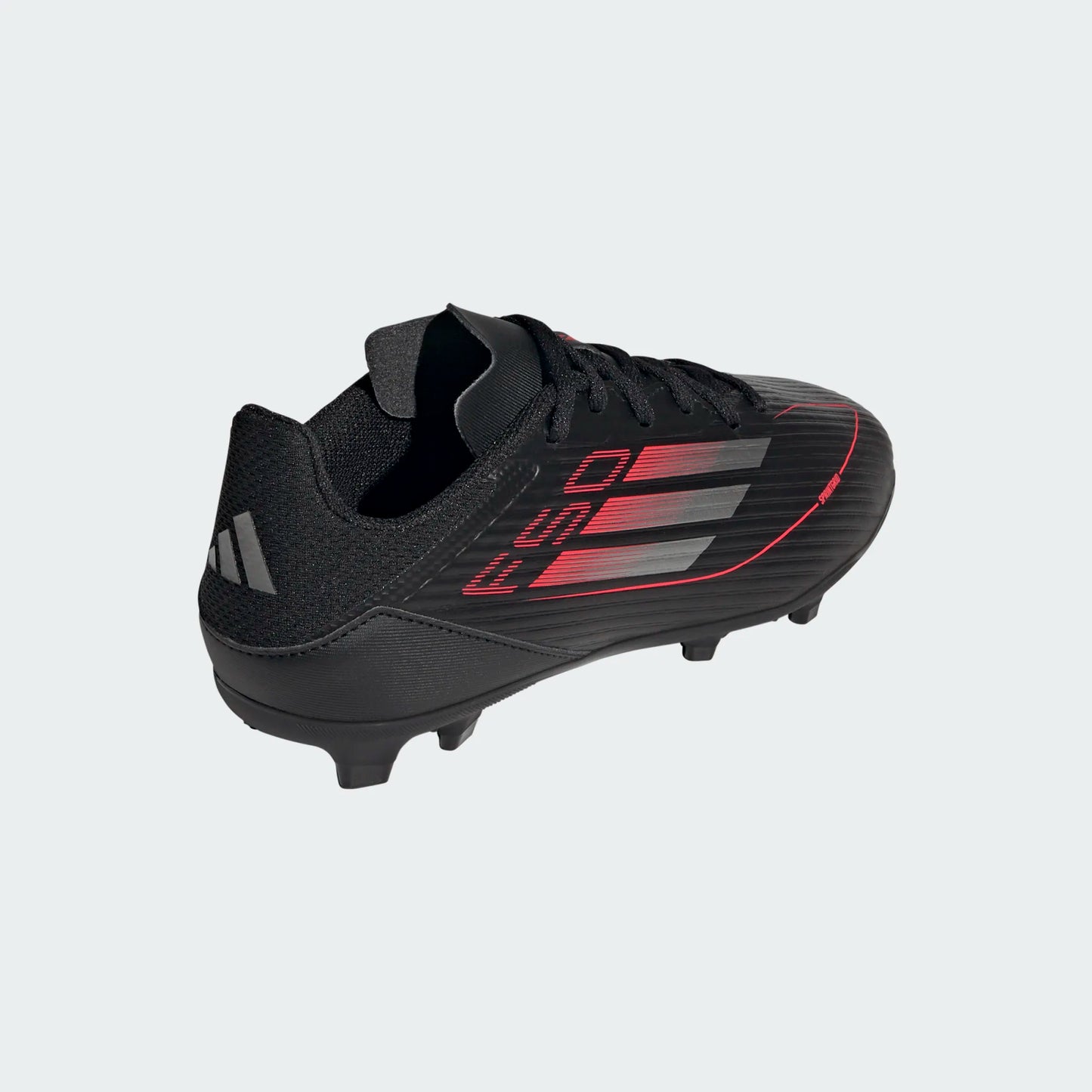 Adidas Junior F50 League FG/MG Firm Ground Soccer Cleat - Core Black/Carbon Grey/Lucid Red