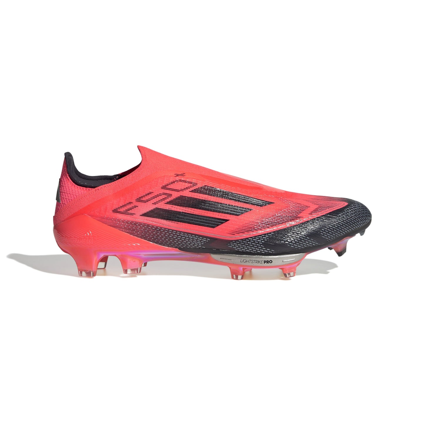 Adidas F50+ FG Firm Ground Soccer Cleat - Turbo/Aurora Black/Platinum Metallic