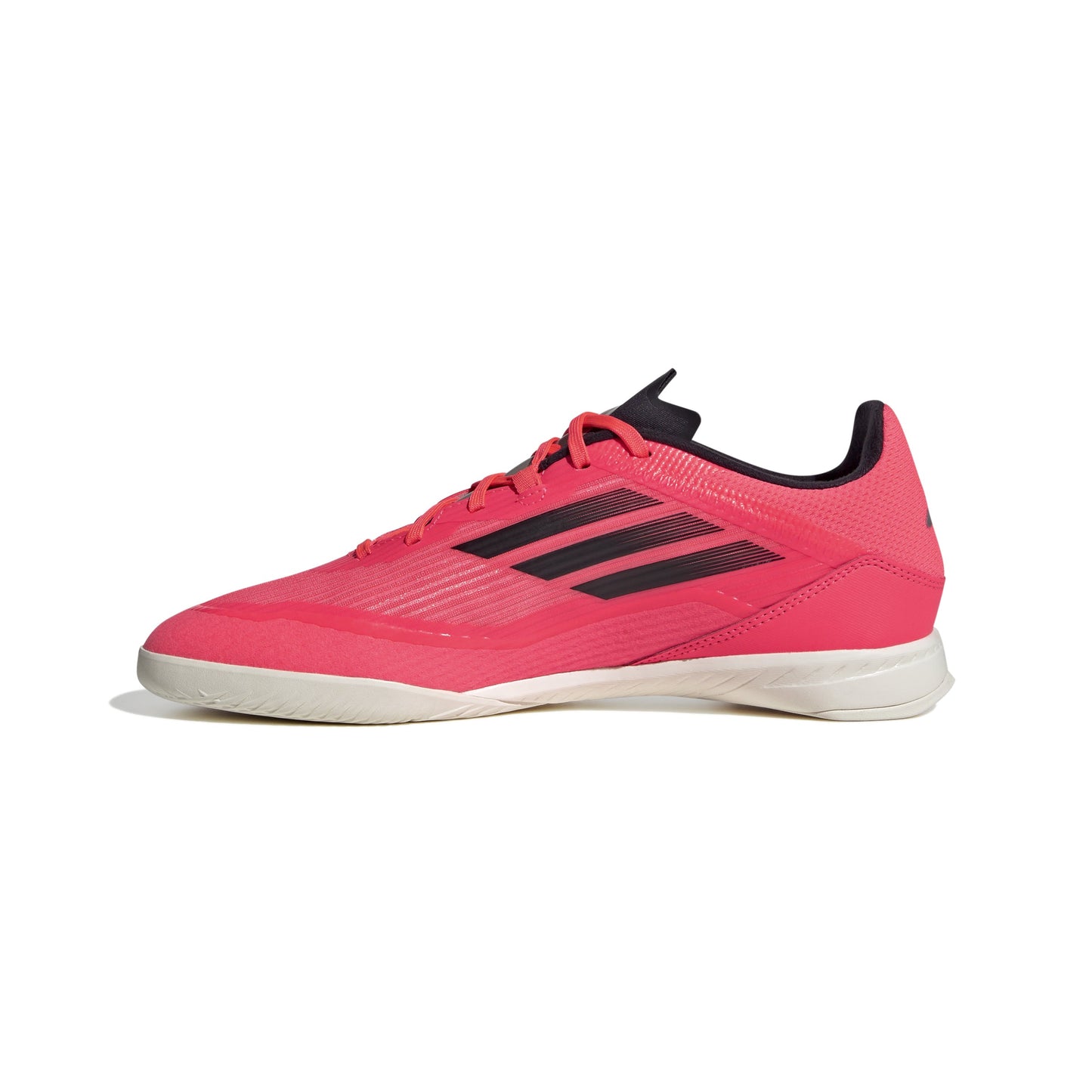 Adidas F50 League IN Indoor Soccer Shoe - Turbo/Aurora Black/Platinum Metallic