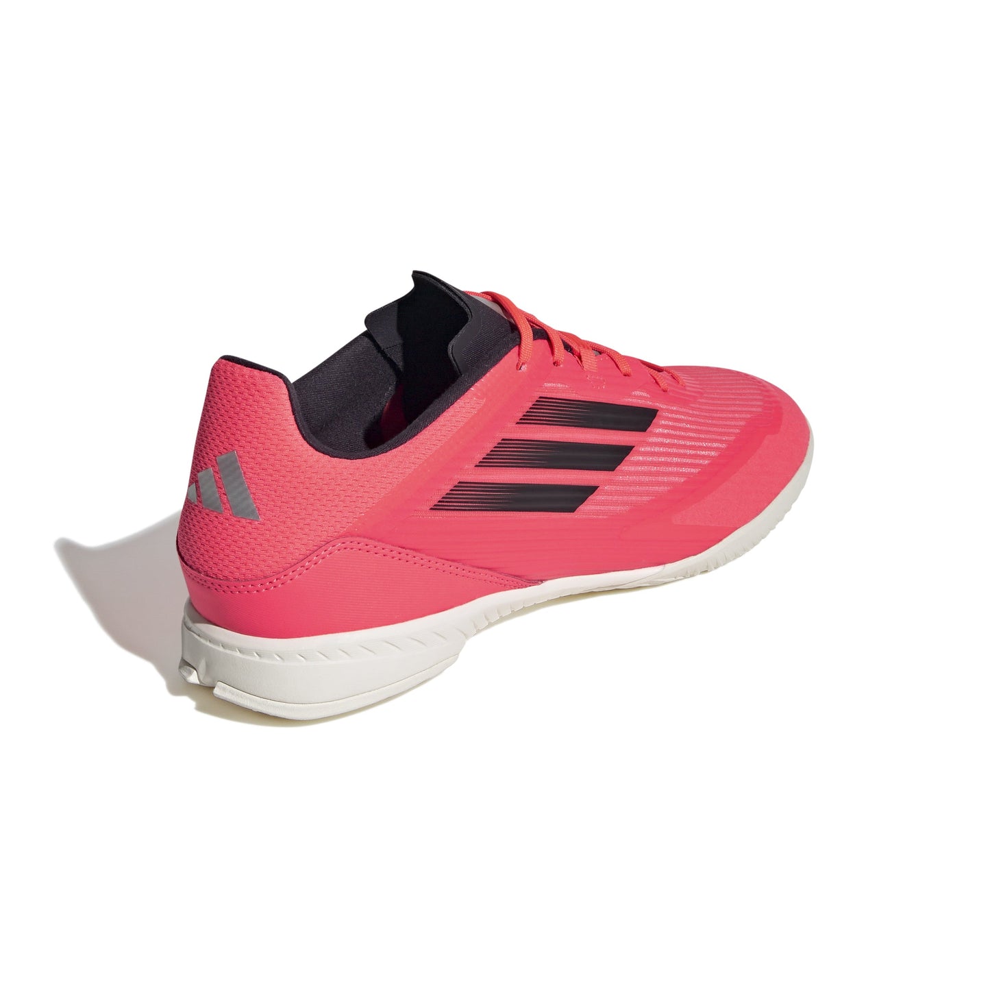 Adidas F50 League IN Indoor Soccer Shoe - Turbo/Aurora Black/Platinum Metallic