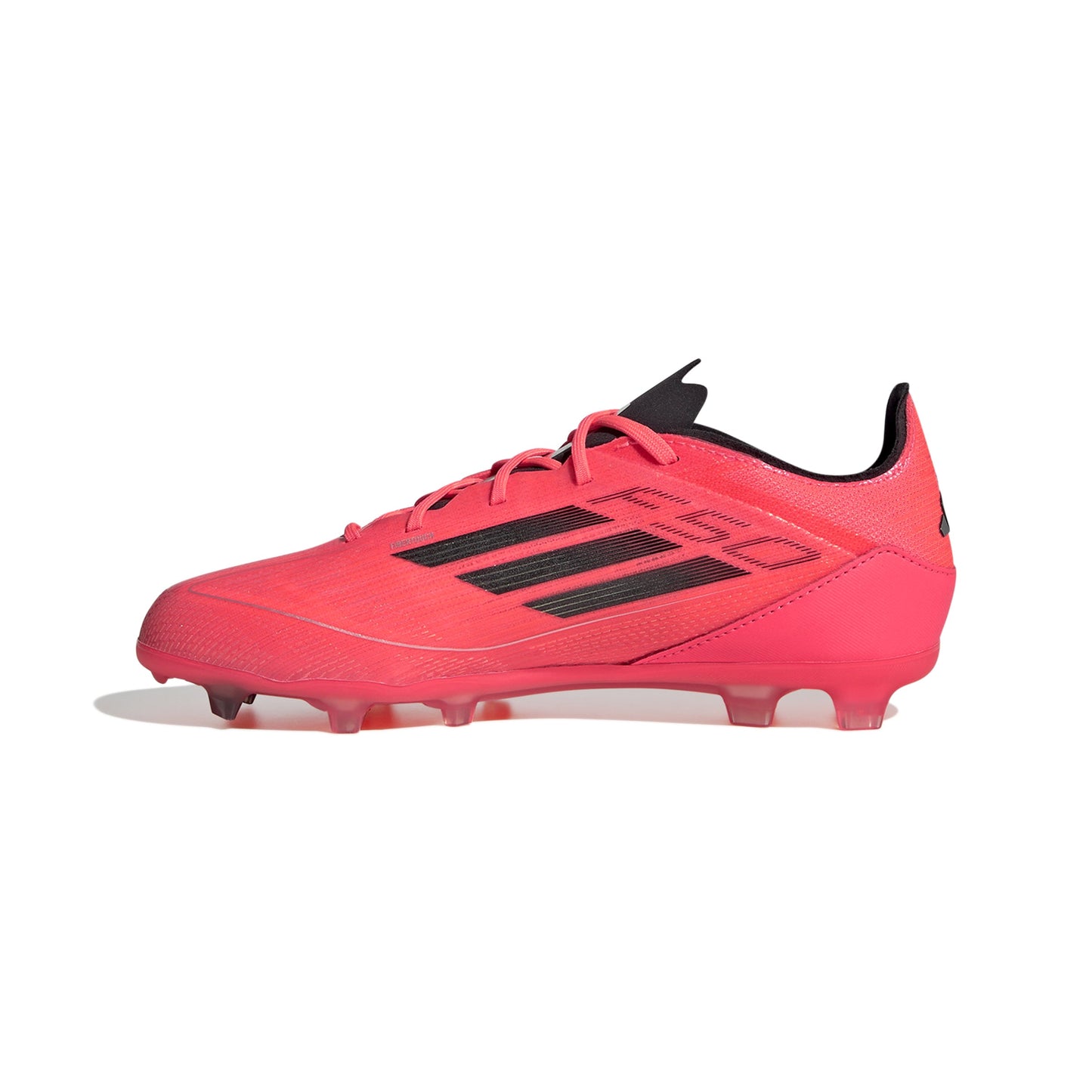 Adidas Junior F50 Pro FG Firm Ground Soccer Cleat - Turbo/Aurora Black/Platinum Metallic