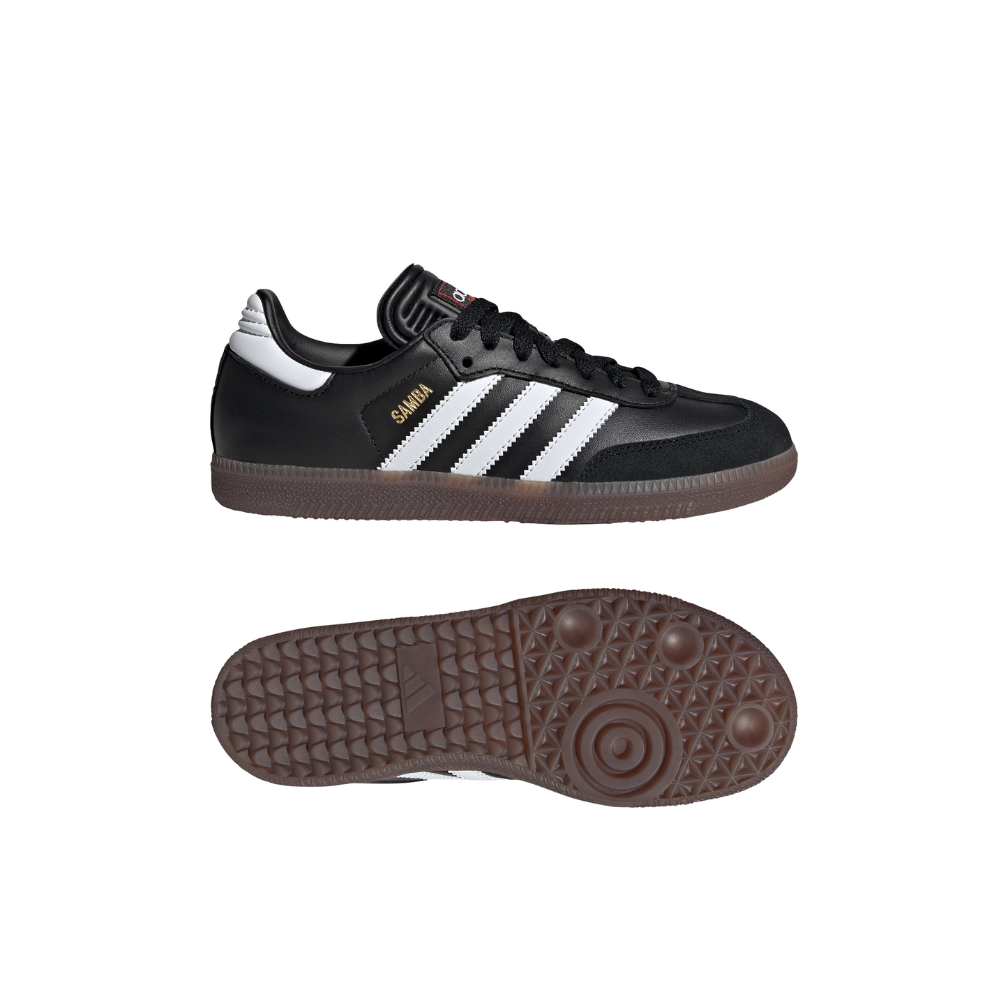 adidas Junior Samba Classic Indoor Soccer Shoe - Black/White