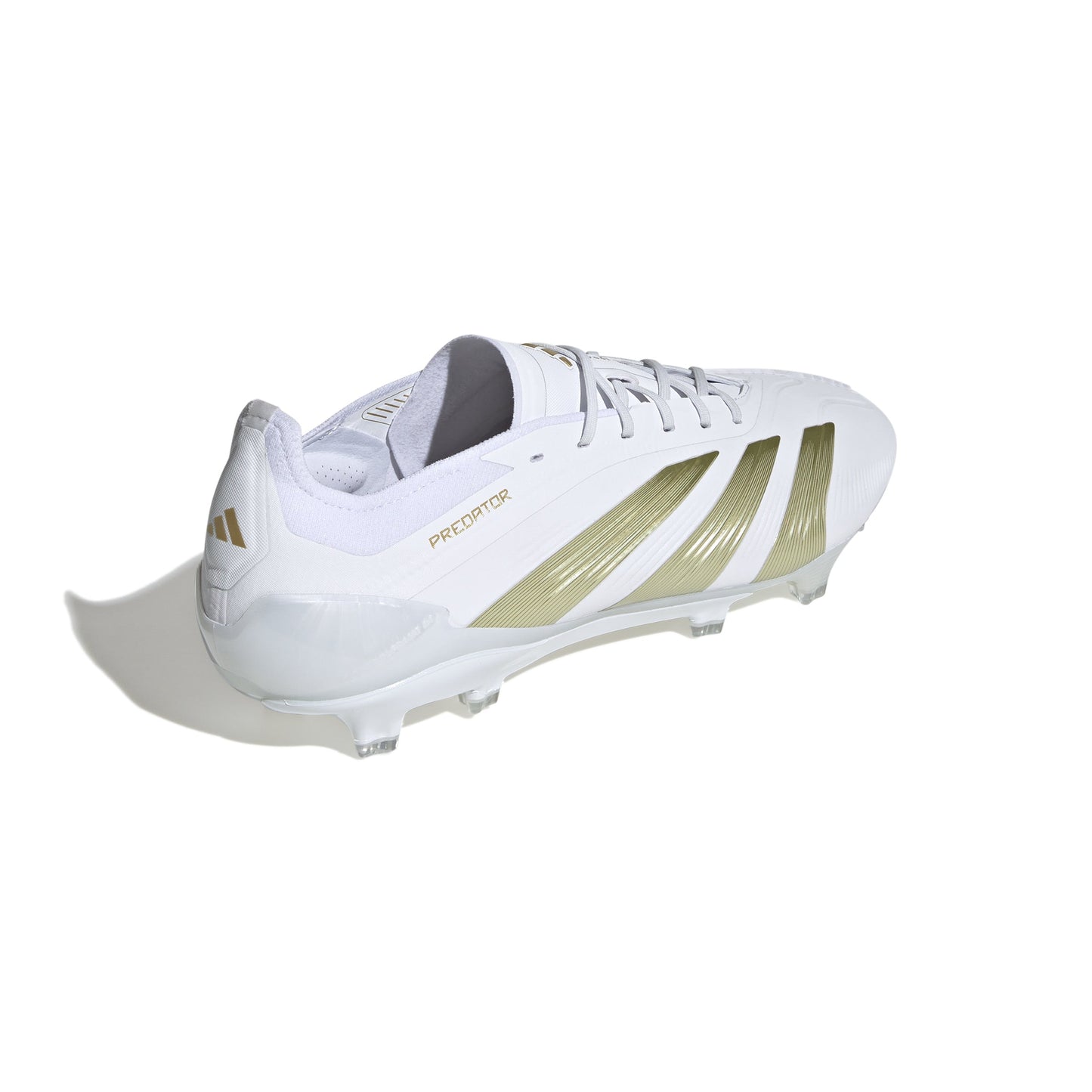 Adidas Predator Elite FG Firm Ground Soccer Cleat - Cloud White/Gold Metallic/Cloud White