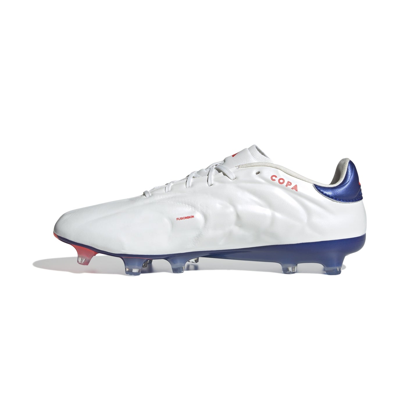 Adidas Copa Pure 2 Elite FG Firm Ground Soccer Cleat - Cloud White/Lucid Blue/Solar Red