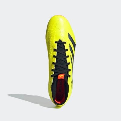 Adidas Predator League Sock FG Firm Ground Soccer Cleats - Yellow/Black/Solar Red