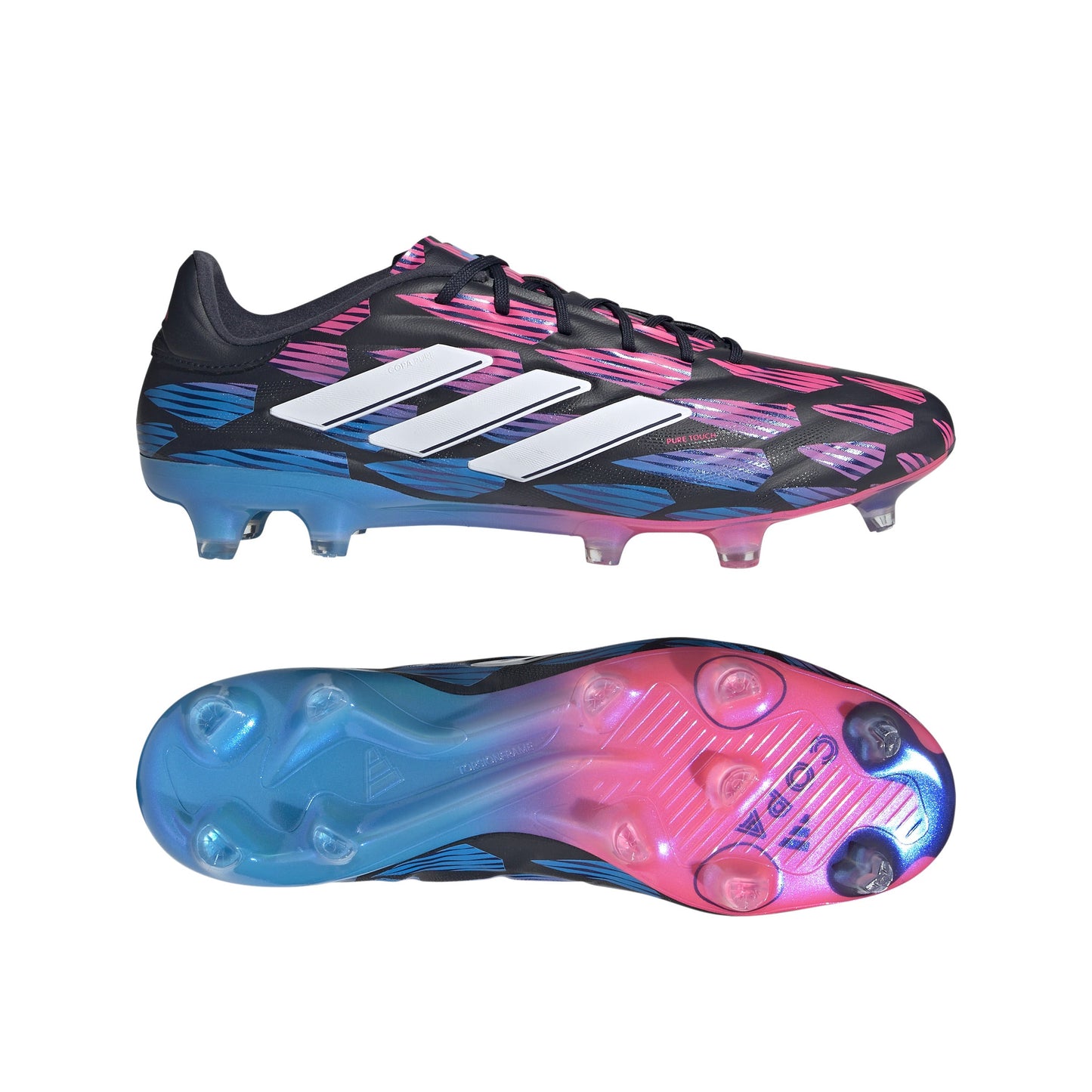 Adidas Copa Pure 2 Elite FG Firm Ground Soccer Cleat - Legend Ink/Cloud White/Solar Pink