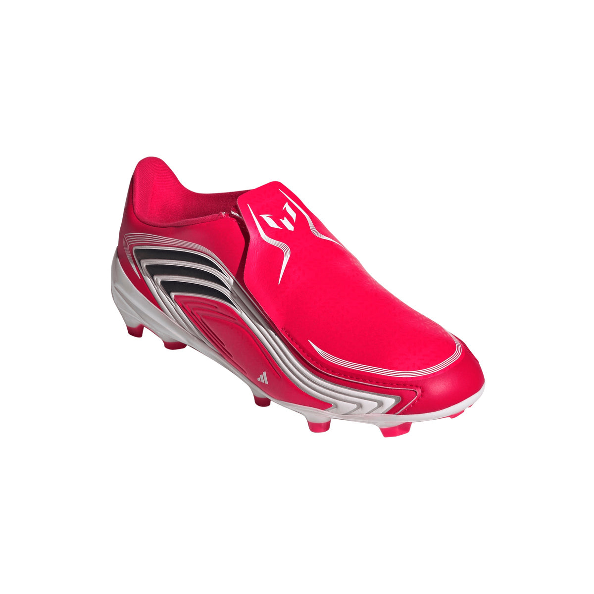 adidas F50 Messi League Laceless Junior FG Firm Ground Soccer Cleats -