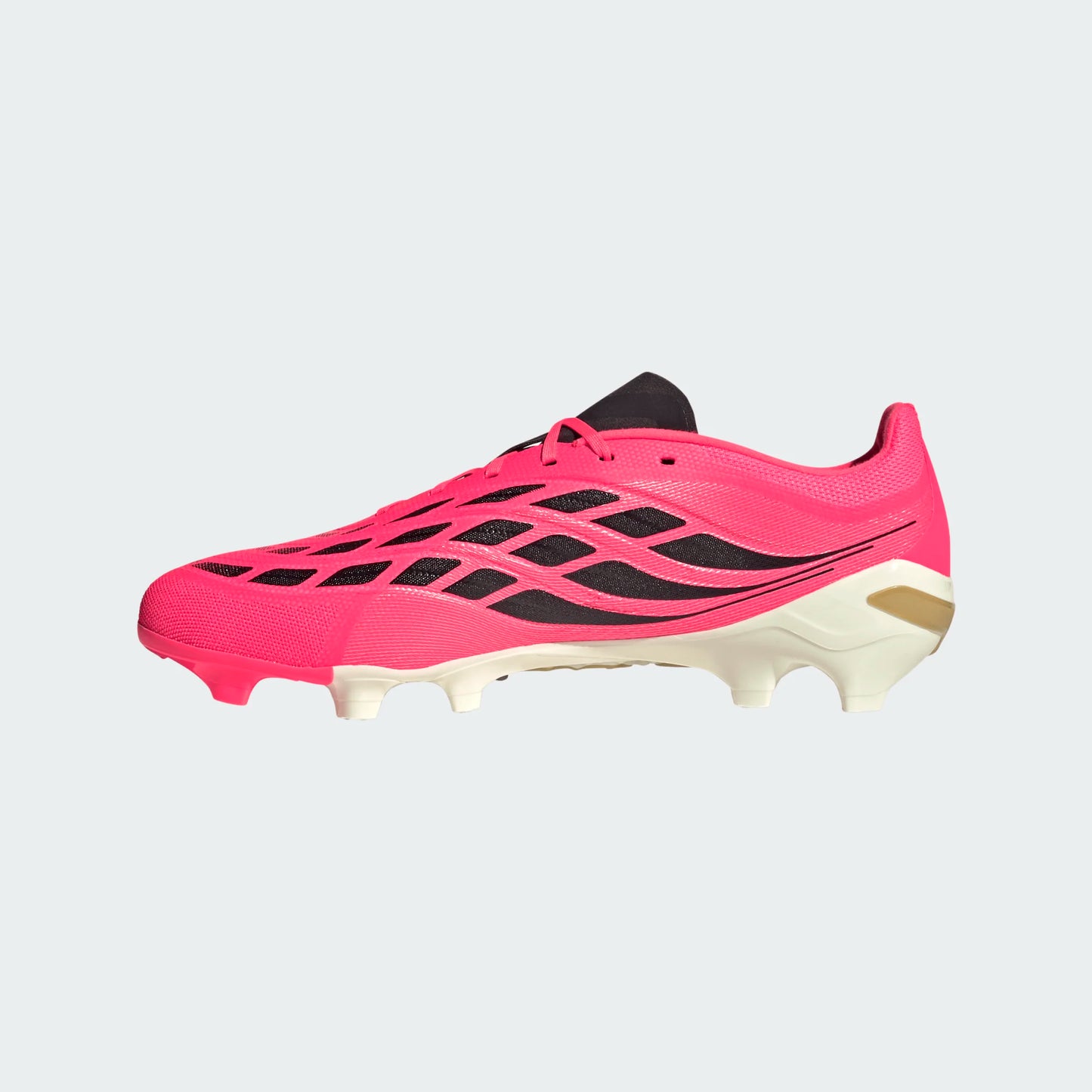 Adidas Predator League FG Firm Ground Soccer Cleats - Solar Turbo/Thermal Chrome/Core Black