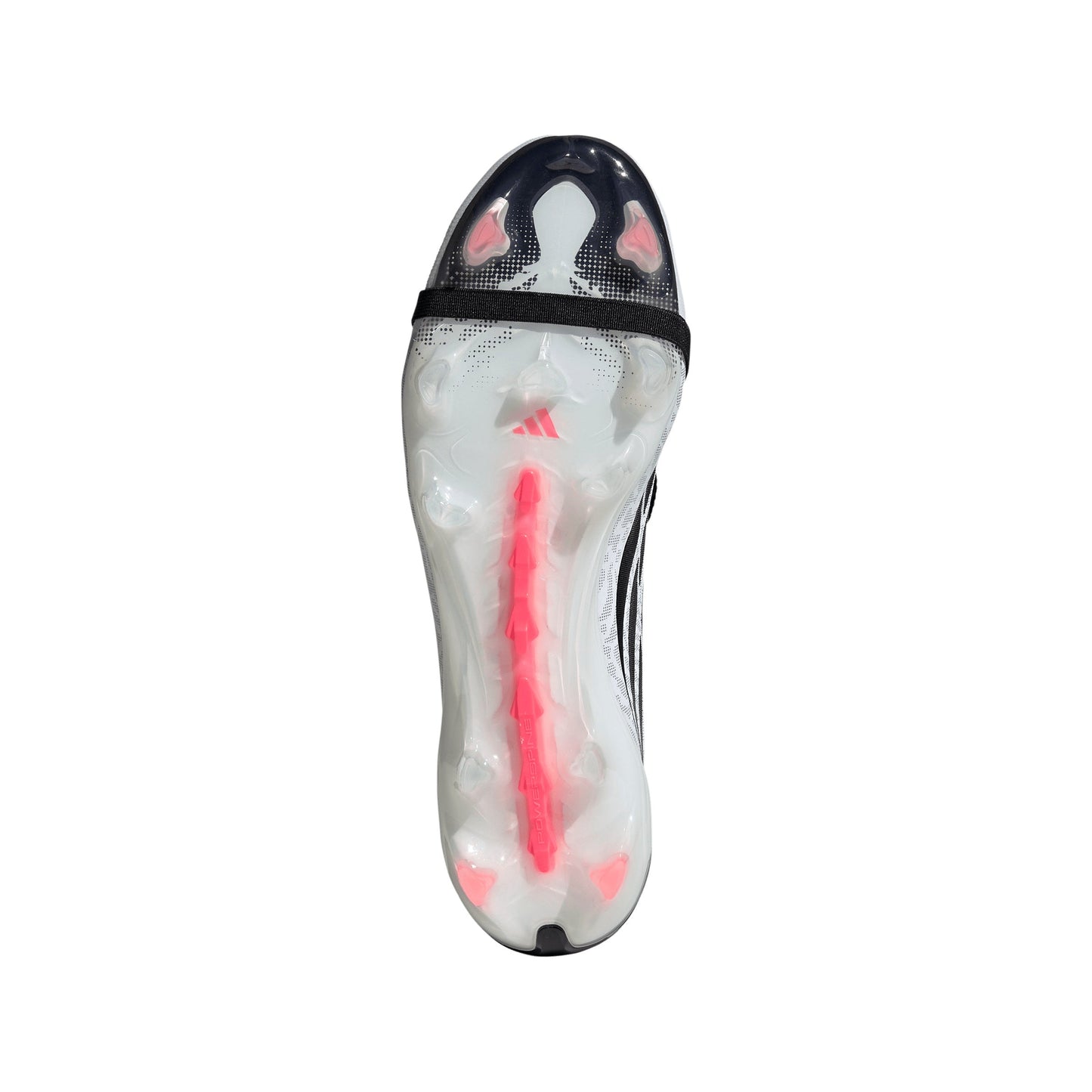 adidas Predator Pro Fold Tongue FT FG Firm Ground Soccer Cleats -Cloud White / Solar Turbo / Core Black