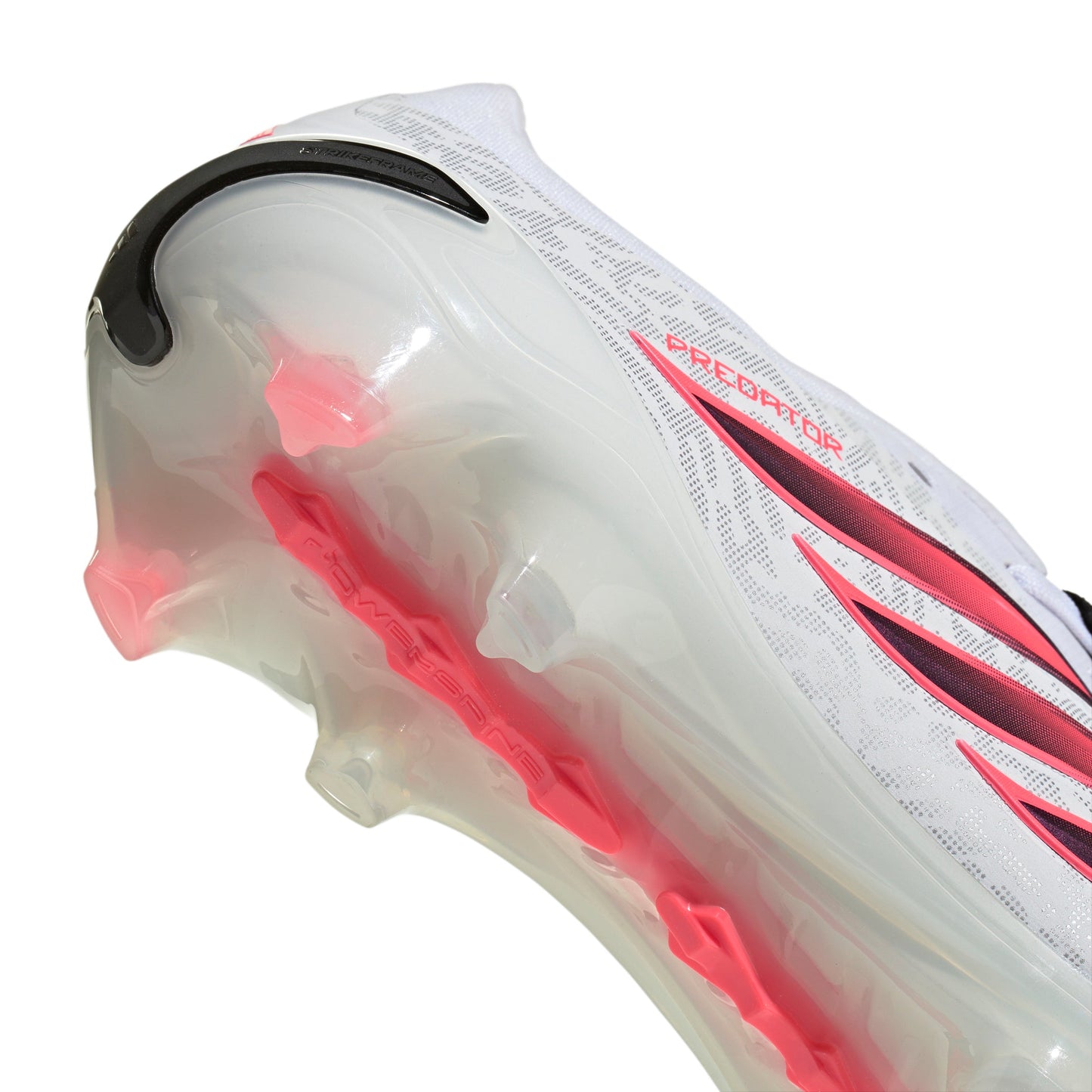 adidas Predator Pro Fold Tongue FT FG Firm Ground Soccer Cleats -Cloud White / Solar Turbo / Core Black