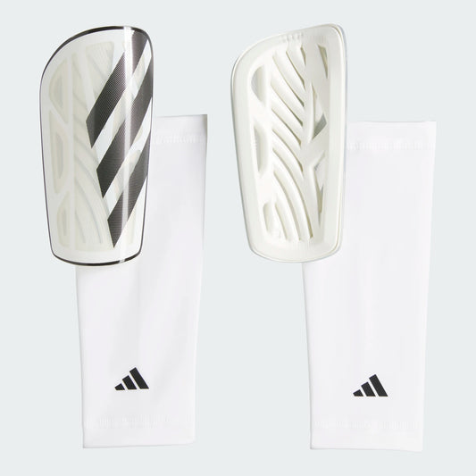Adidas Tiro Shinguard League - White/Black/Metallic Silver