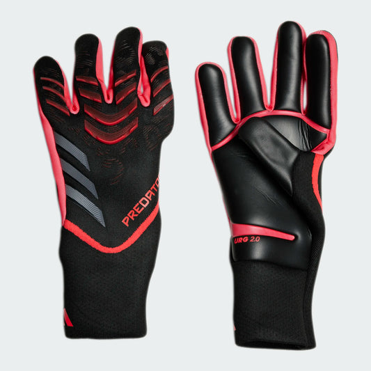 Adidas Predator Pro Goalkeeper Glove - Black/Black/Lucid Red