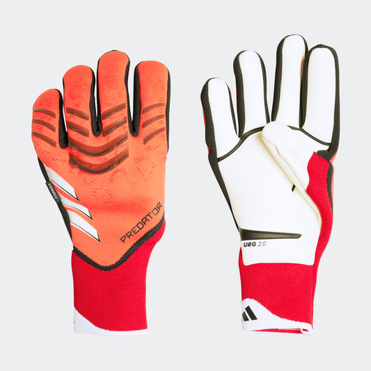 Adidas Predator Pro Fingersave Goalkeeper Glove - Lucid Red/Black/Pure Ruby