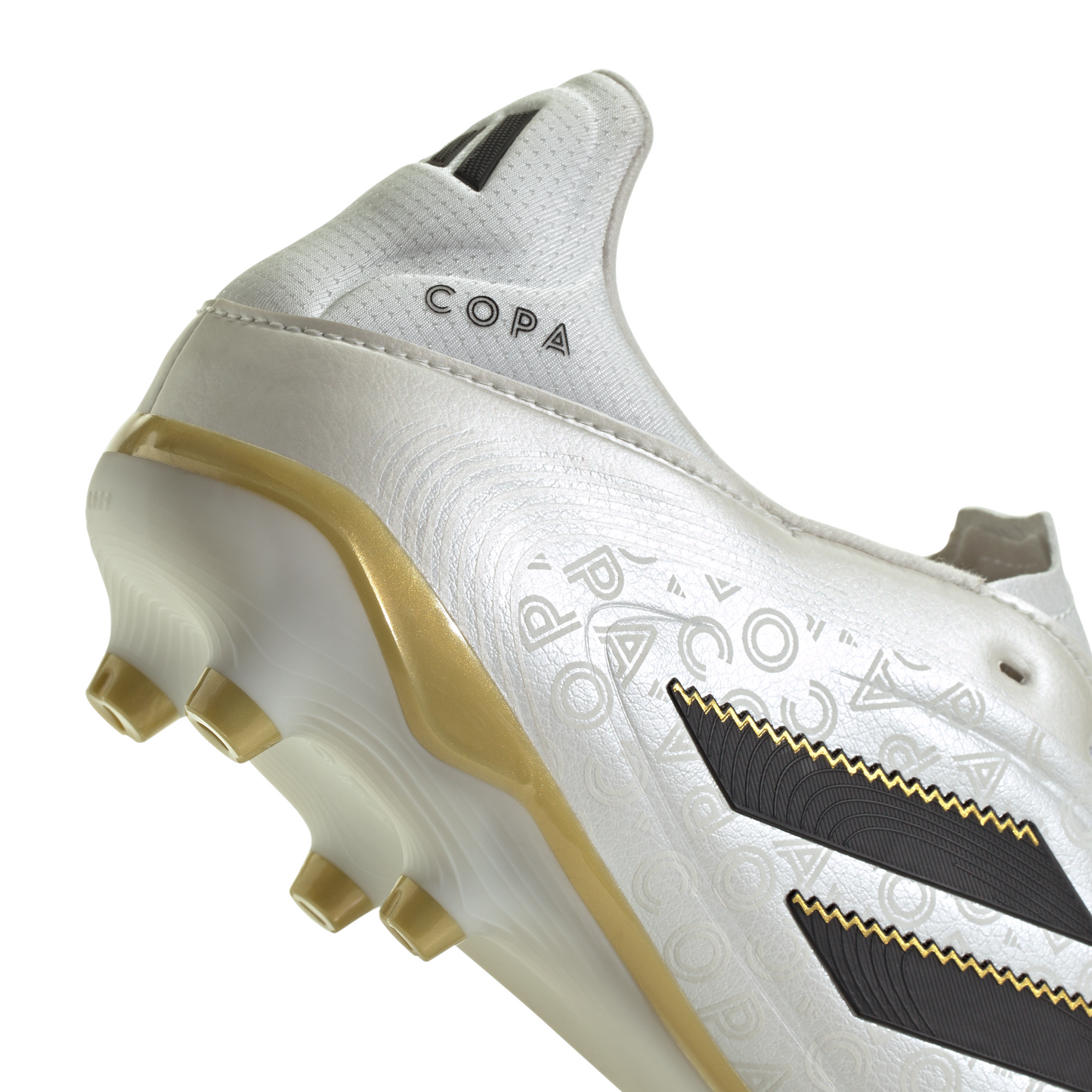 Adidas Copa Pure 3 League FG Firm Ground Soccer Cleat - Zero Metallic/Core Black/Gold Metallic