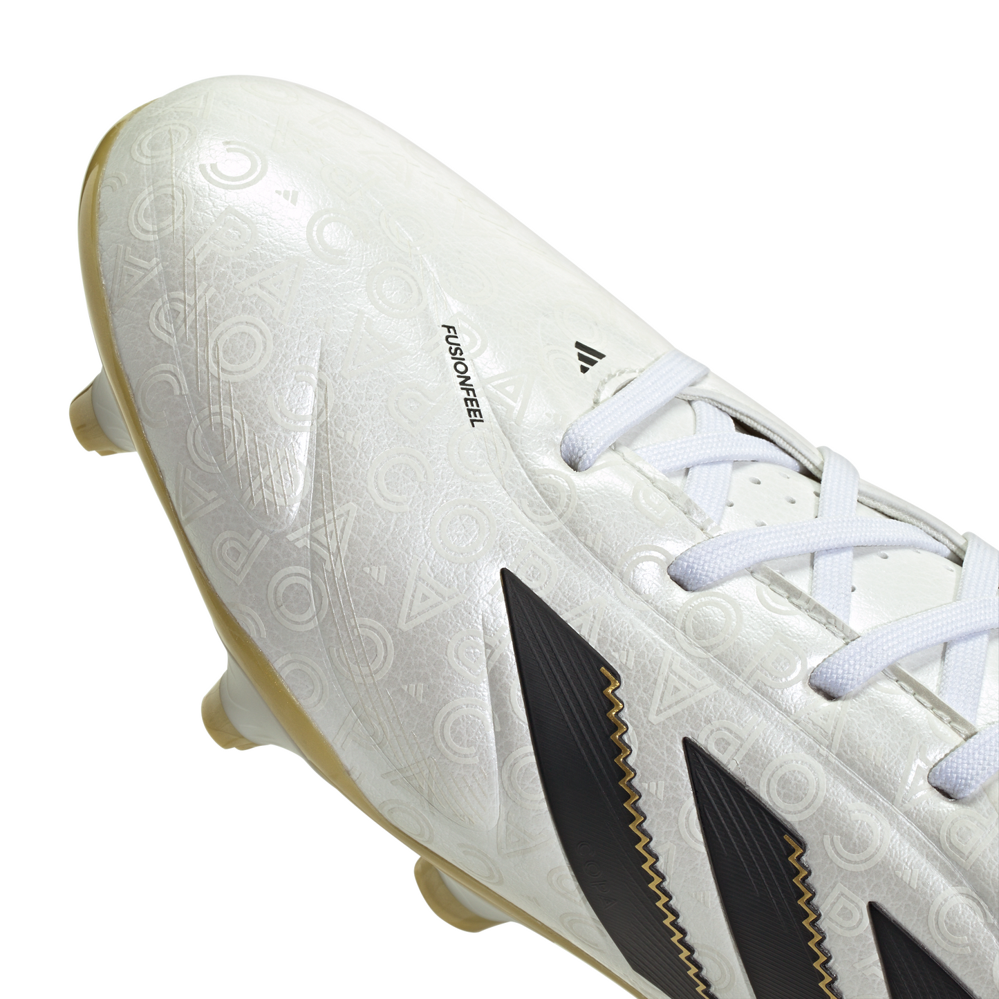 Adidas Copa Pure 3 League FG Firm Ground Soccer Cleat - Zero Metallic/Core Black/Gold Metallic