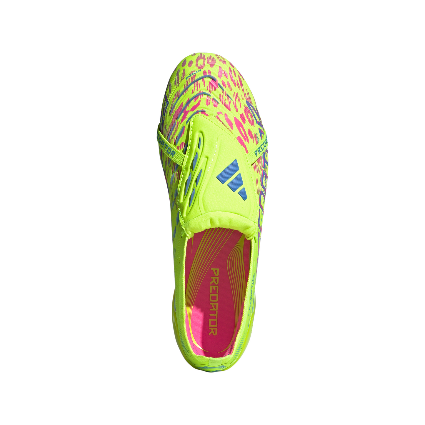 Adidas Predator Elite FT Fold Tongue FG Firm Ground Soccer Cleat - Lucid Lemon/Lucid Pink/Blue Fusion