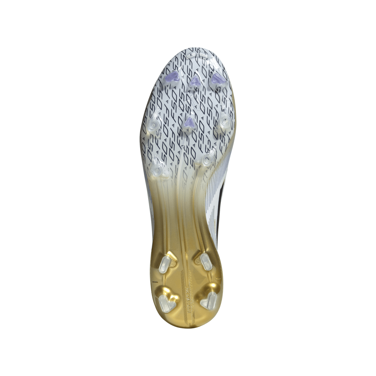Adidas F50 Elite FG Firm Ground Soccer Cleat - Cloud White/Core Black/Gold Metallic