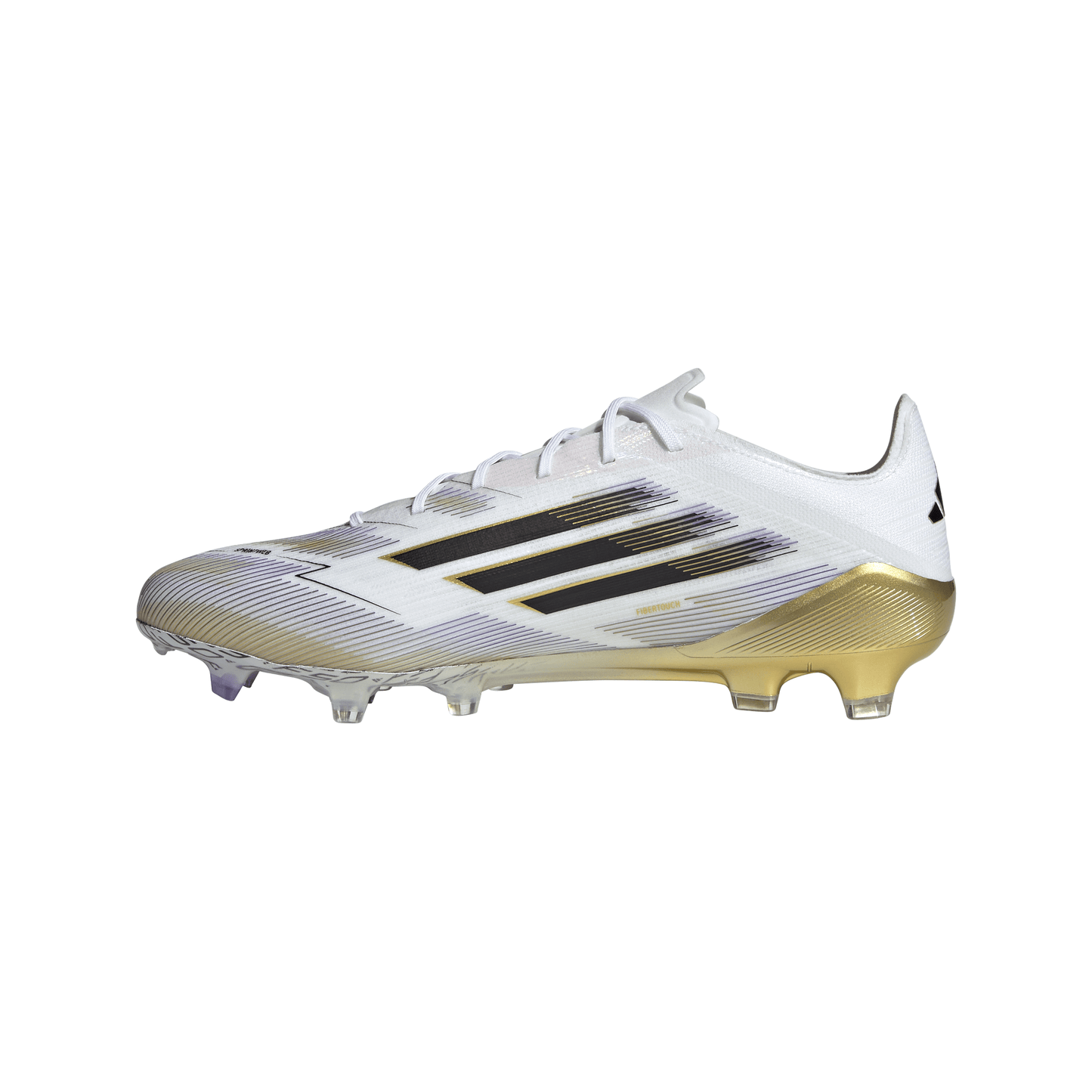 Adidas F50 Elite FG Firm Ground Soccer Cleat - Cloud White/Core Black/Gold Metallic