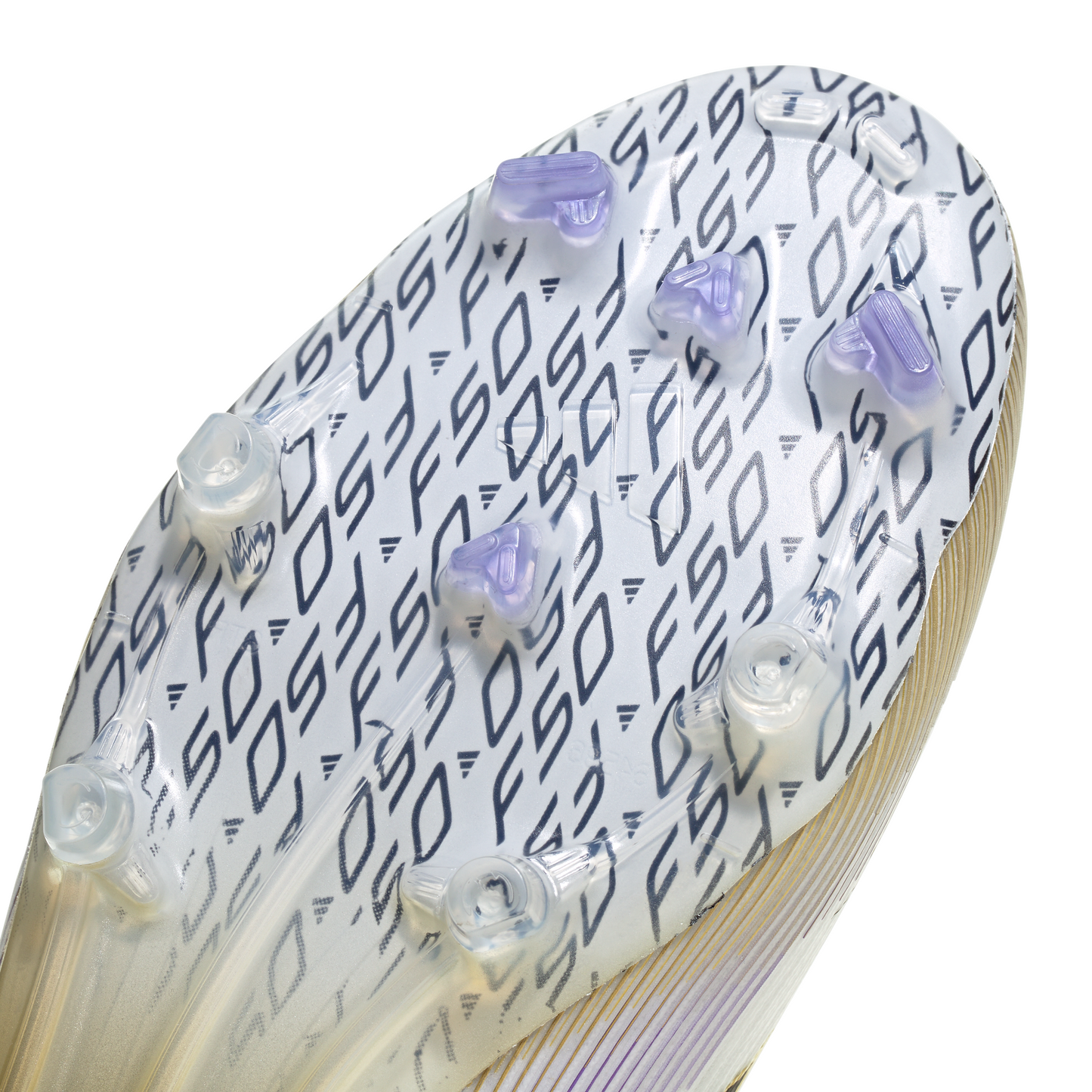 Adidas F50 Elite FG Firm Ground Soccer Cleat - Cloud White/Core Black/Gold Metallic