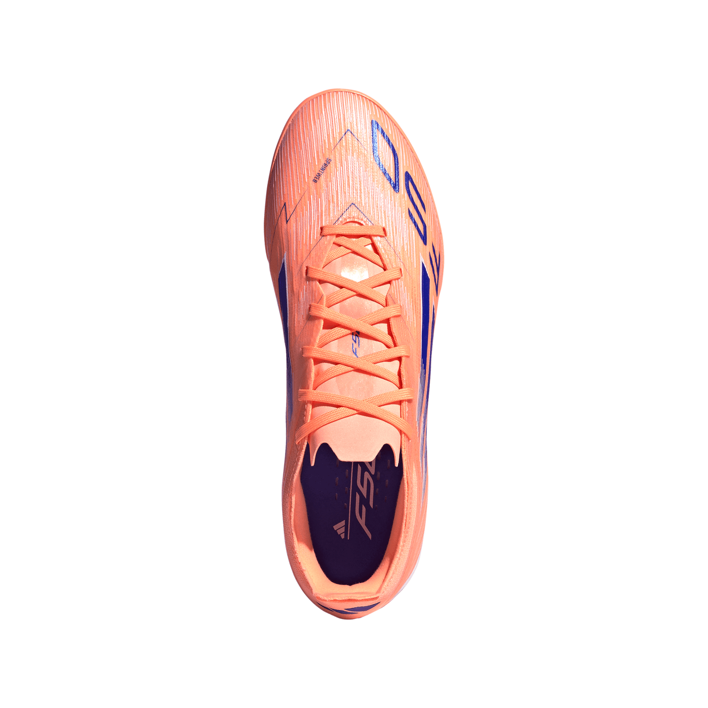 Adidas F50 Pro TF Turf Soccer Cleat - Beam Orange/Lucid Blue/Cloud White