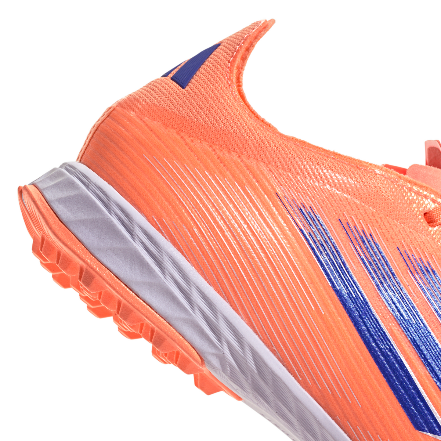 Adidas F50 Pro TF Turf Soccer Cleat - Beam Orange/Lucid Blue/Cloud White