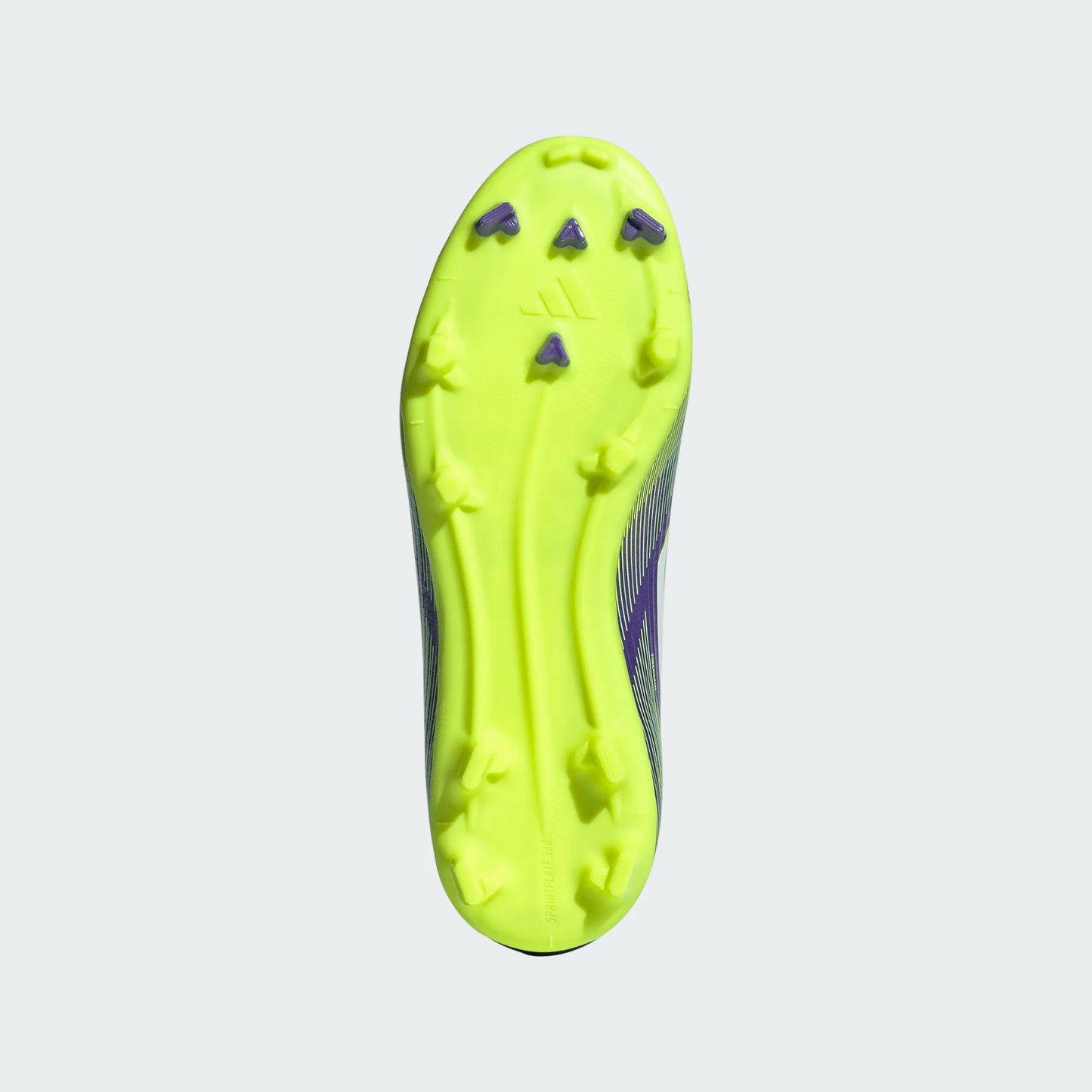 Adidas Junior F50 League FG Firm Ground Soccer Cleat - Purple Rush/Cloud White/Lucid Lemon